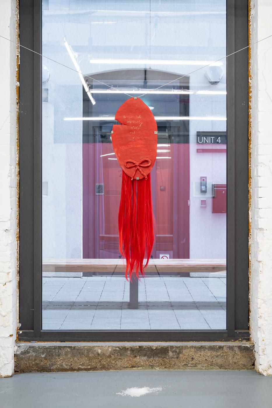 Lucia Farrow Abstract Sculpture - The air feels impossibly hot sticky and sweet