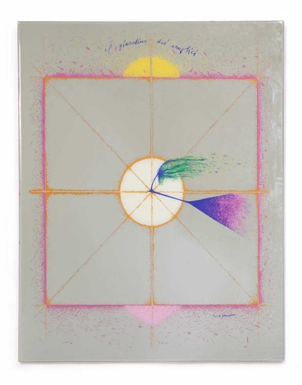 Vi presentiamo un particolare specchio degli anni’80 di Lucia Pescador Rimadesio “Il giardino dei Semplici” del 1980.


Un pezzo che renderà unico ogni vostro ambiente.



Altezza 120 cm

Larghezza 100 cm