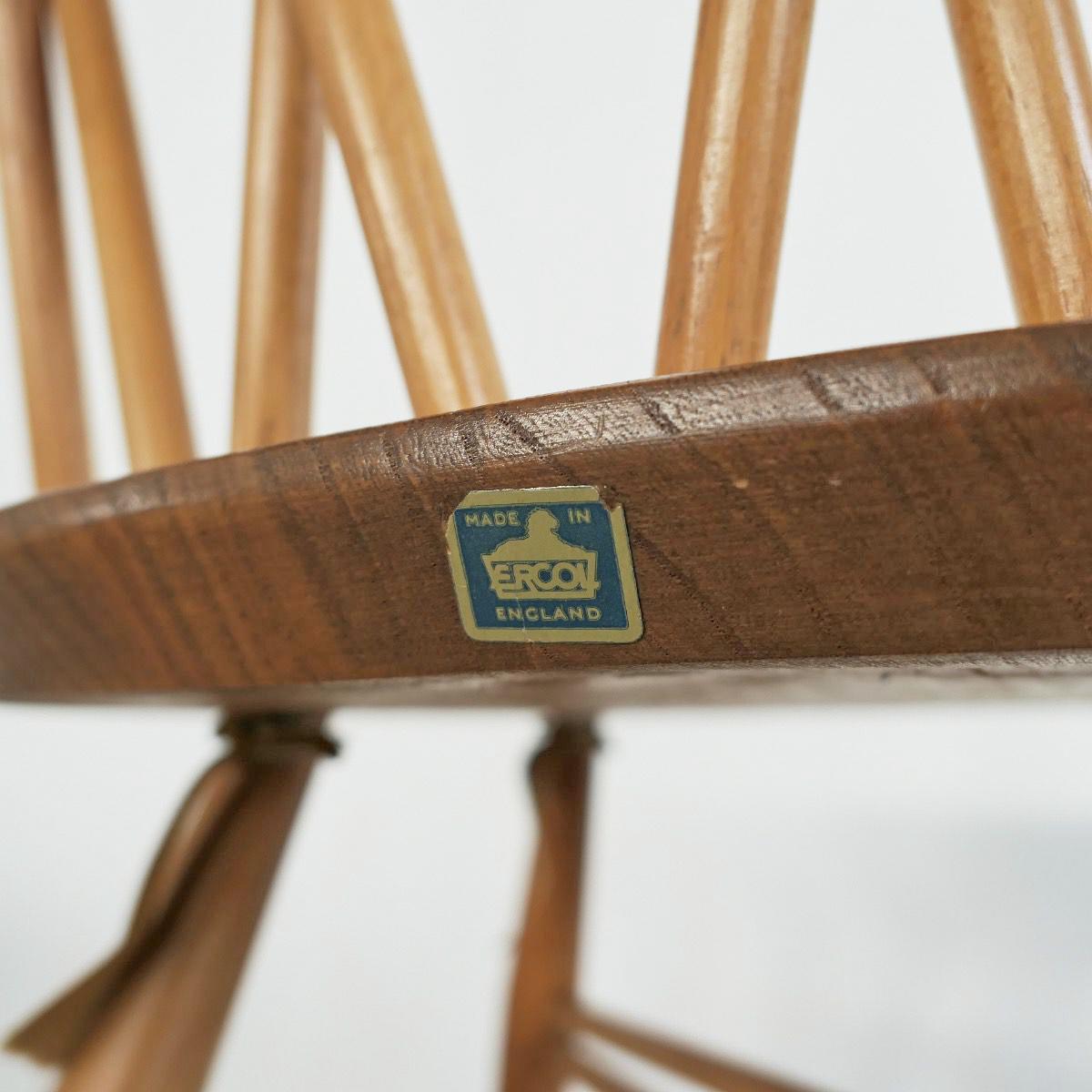 20th Century Lucian Ercolani for Ercol Cross Spindle Back Chair