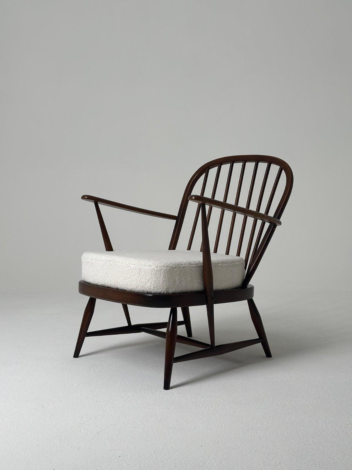 Sedia Windsor Longue di Lucian Ercolani per Ercol 1960