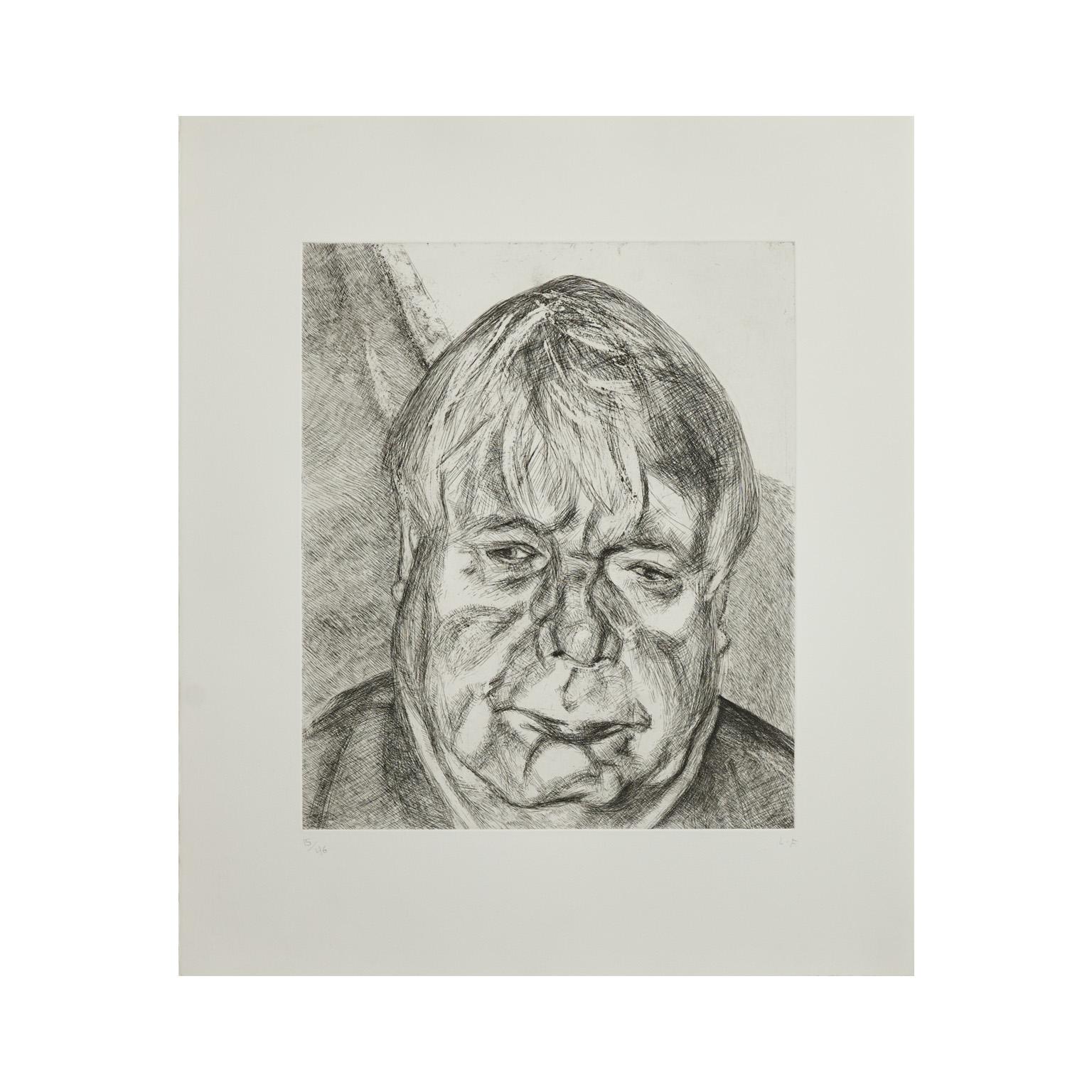 Donegal Man - Print by Lucian Freud