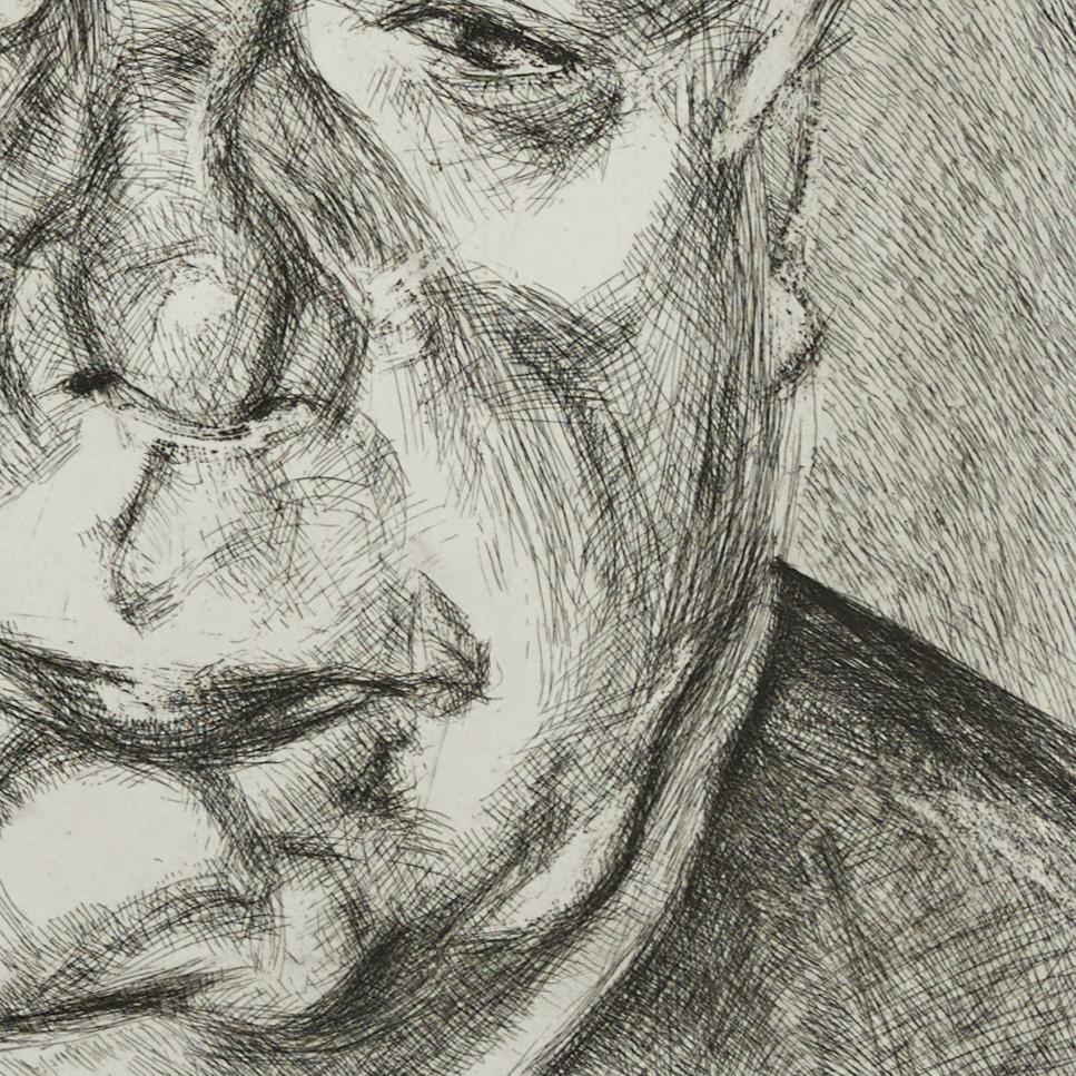 Donegal Man - Expressionist Print by Lucian Freud