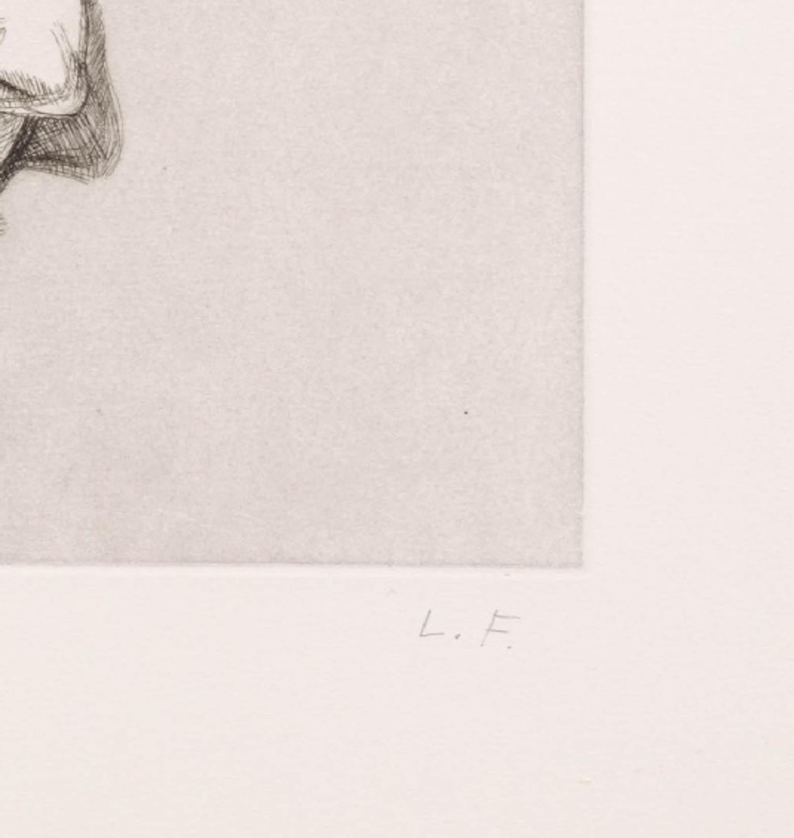 Radierung auf Somerset Satin White Papier
Ausgabe 10 von 50 + 15 AP
Platte: 11 3/8 x 11 3/8 in. (28,9 x 28,9 cm)
Blatt: 22 3/8 x 20 7/8 in. (56,8 x 53 cm)
Kat. Nr. 22, abgebildet auf S. 72