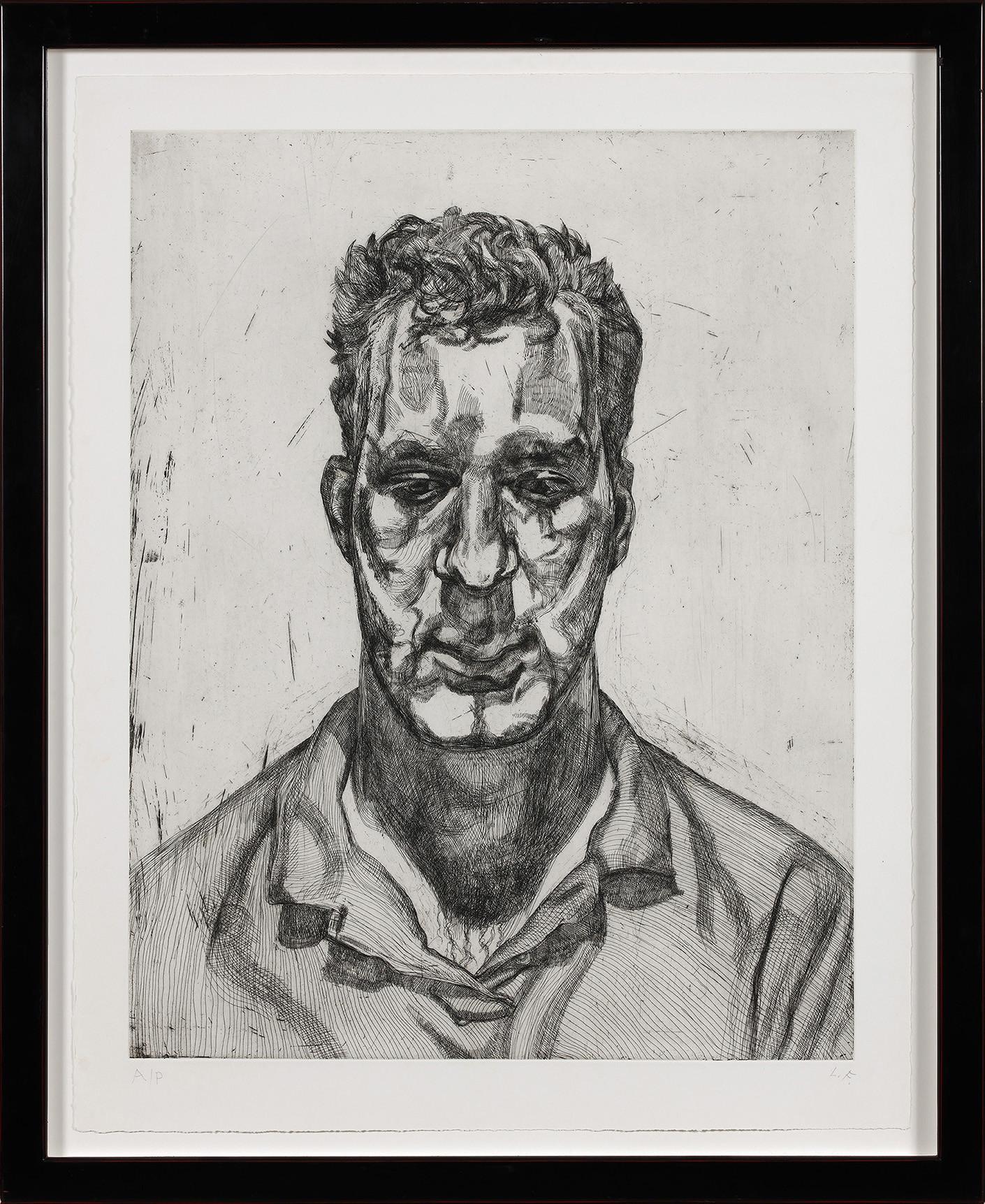 Lucian Freud Portrait Print - Kai