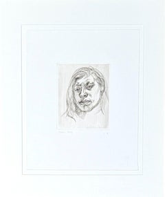 Lucian Freud (1922–2011) - Head of a Girl II - Etching on paper - 1982