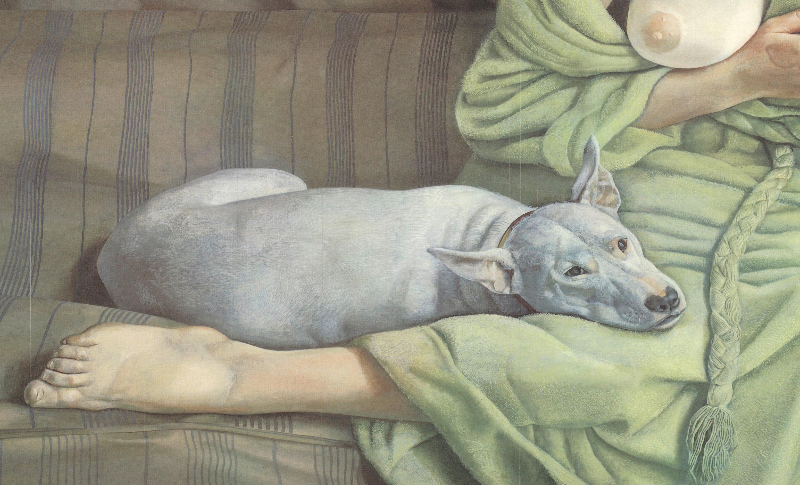 Lucian Freud 'Girl with a White Dog' 1994 For Sale 3