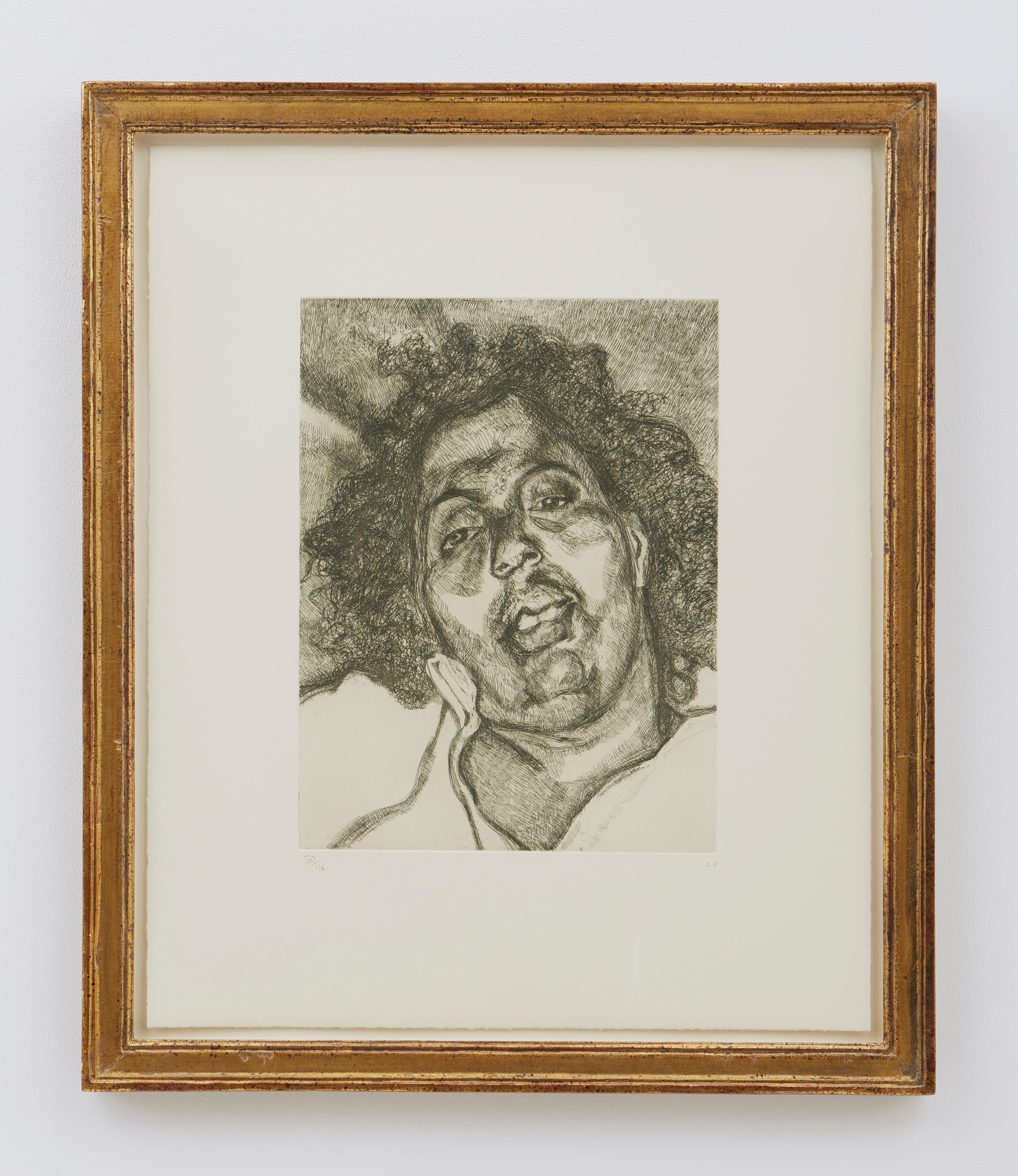Solicitor's Head - Print by Lucian Freud