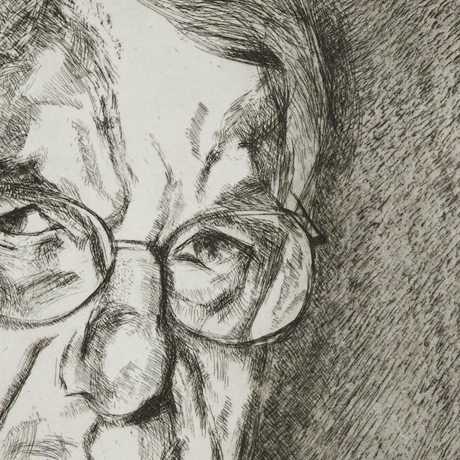 The New Yorker - Expressionist Print by Lucian Freud