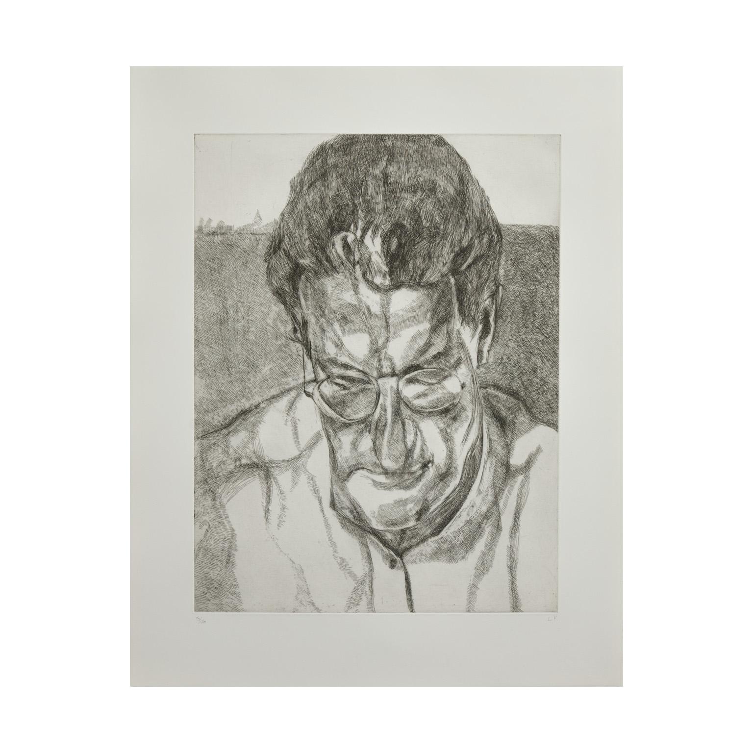 The Painter's Doctor – Print von Lucian Freud