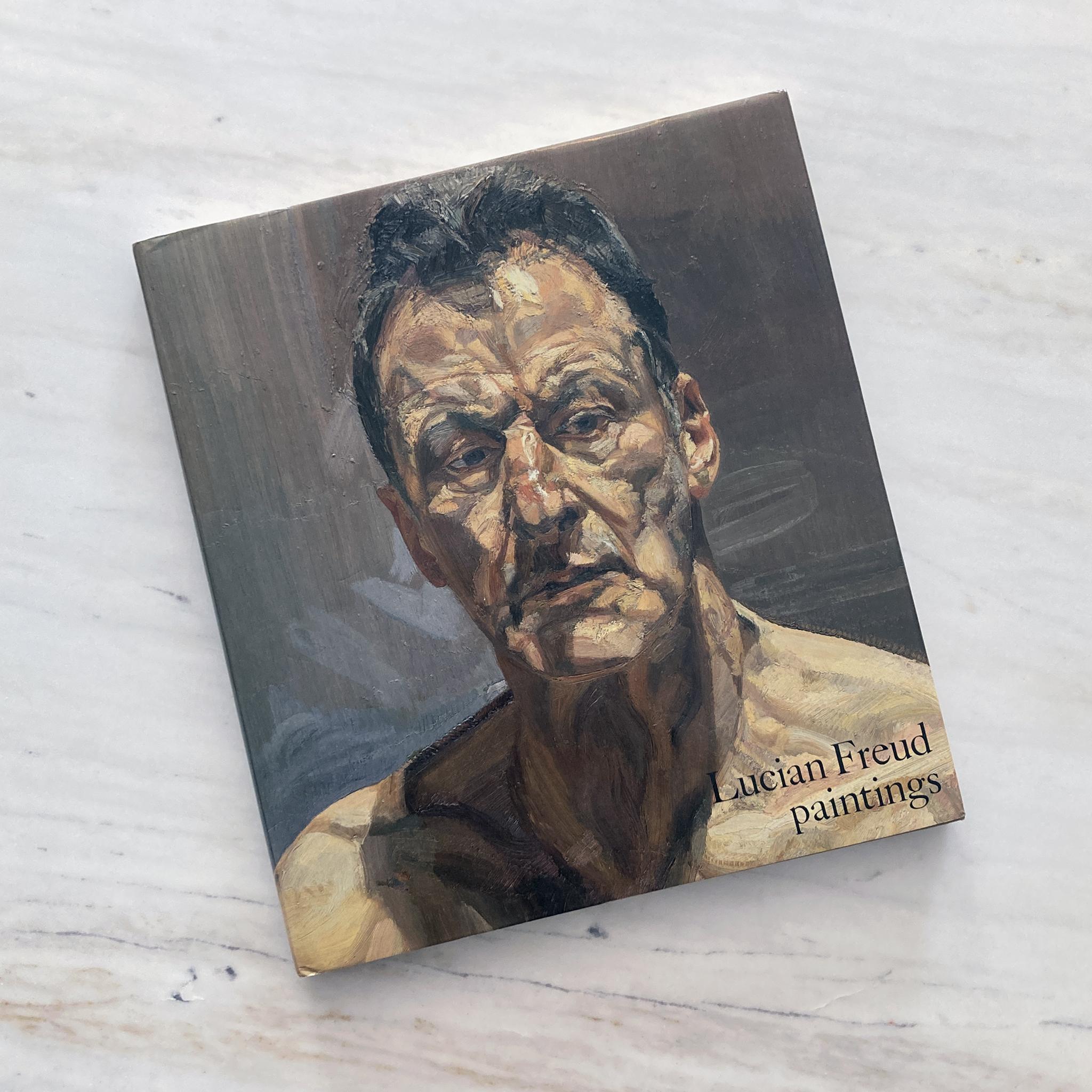 Lucian Freud Paintings book, by Robert Hughes. Printed in the UK by Thames and Hudson, 1987 First Edition. Hardcover, text in English.

Lucian Freud's startling, disconcerting paintings are powerful and moving visual images. His distinctive