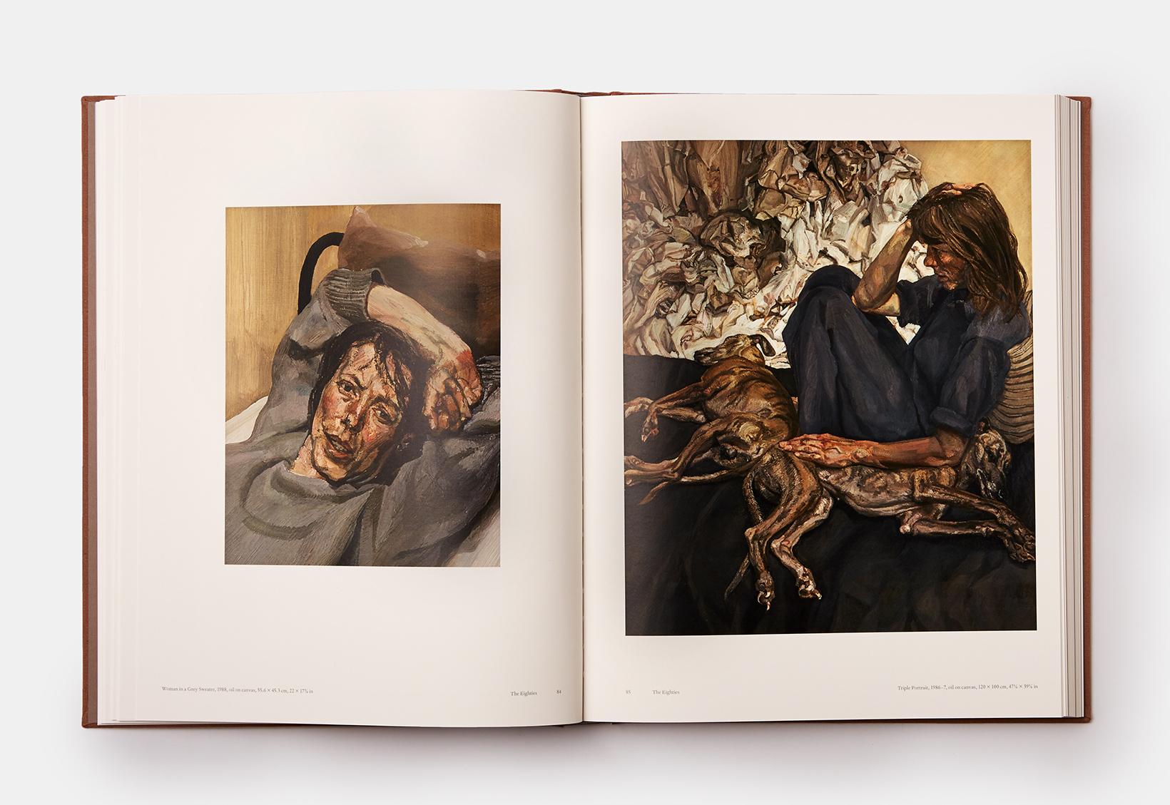 Chinois Monographie en deux volumes de Lucian Freud avec étui en vente