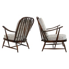 Retro Lucian Randolph Ercolani Designed “Windsor” Chairs for Ercol, England, 1950's