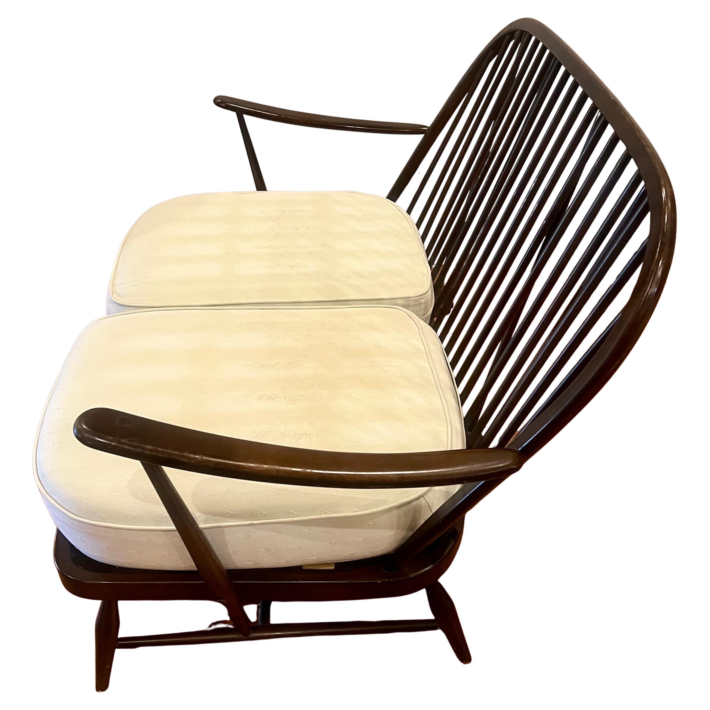 20th Century Lucian Randolph Ercolani Designed “Windsor” Setee for Ercol, England, 1950's For Sale