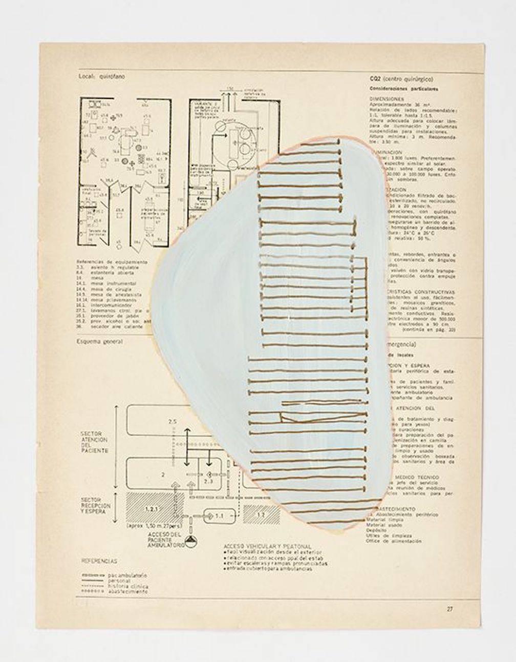 leur numéro XXVII - Mixed Media Art de Luciana Levinton