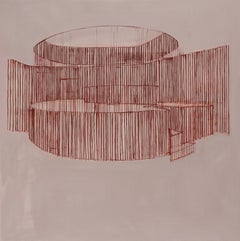 Luciana Levinton Architektonische Inneneinrichtung Linework Abstrakte Malerei