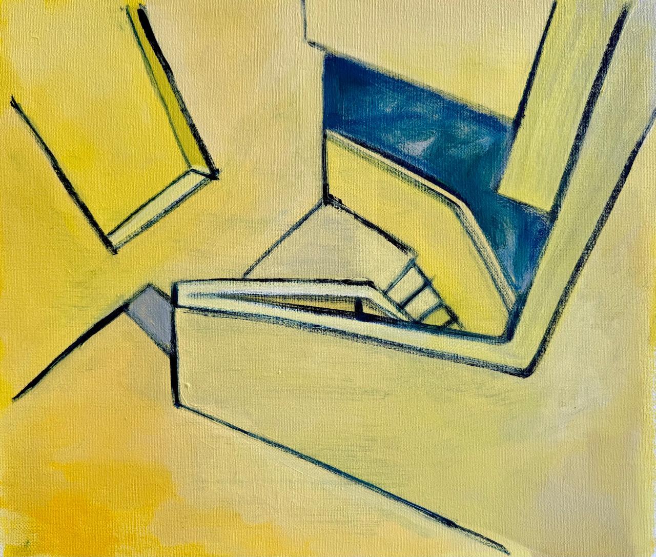 Abstract Painting di Luciana Levinton - Senza titolo (Vivienda en Barrio Parque)
