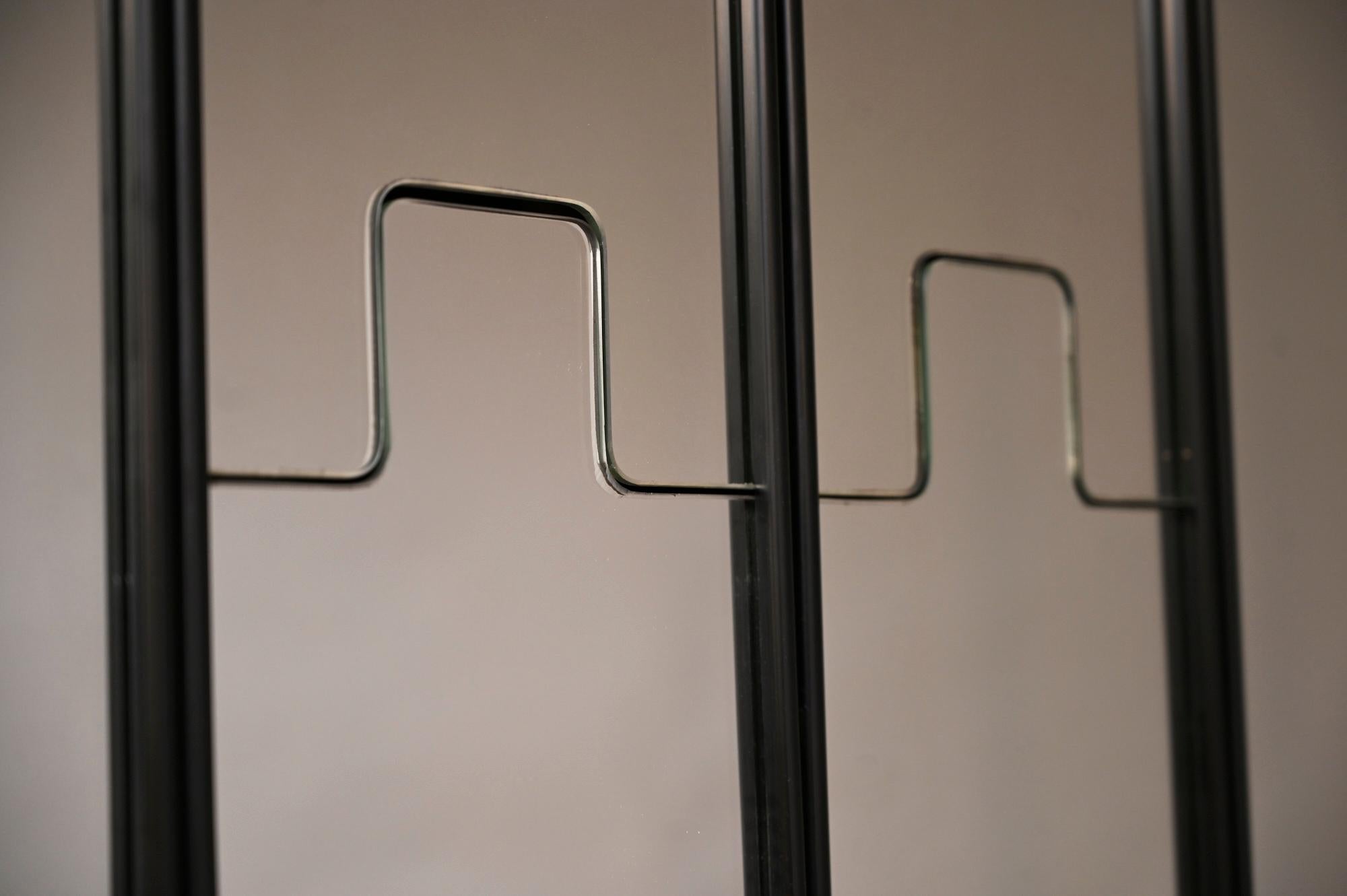 Luciano Bertoncini, a Wall Mirror and Coat-Rack set of eight For Sale 1