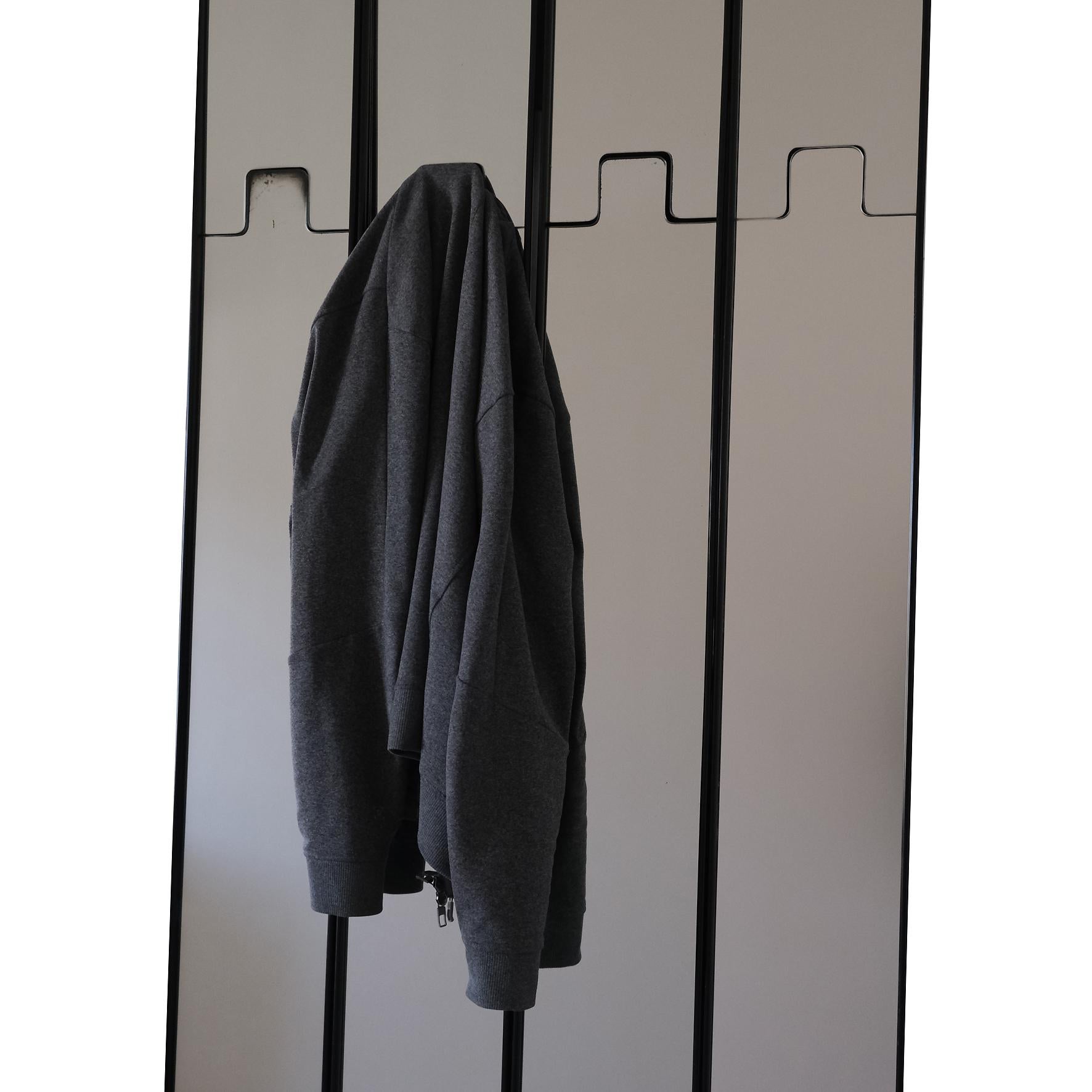 Luciano Bertoncini, a Wall Mirror and Coat-Rack, 