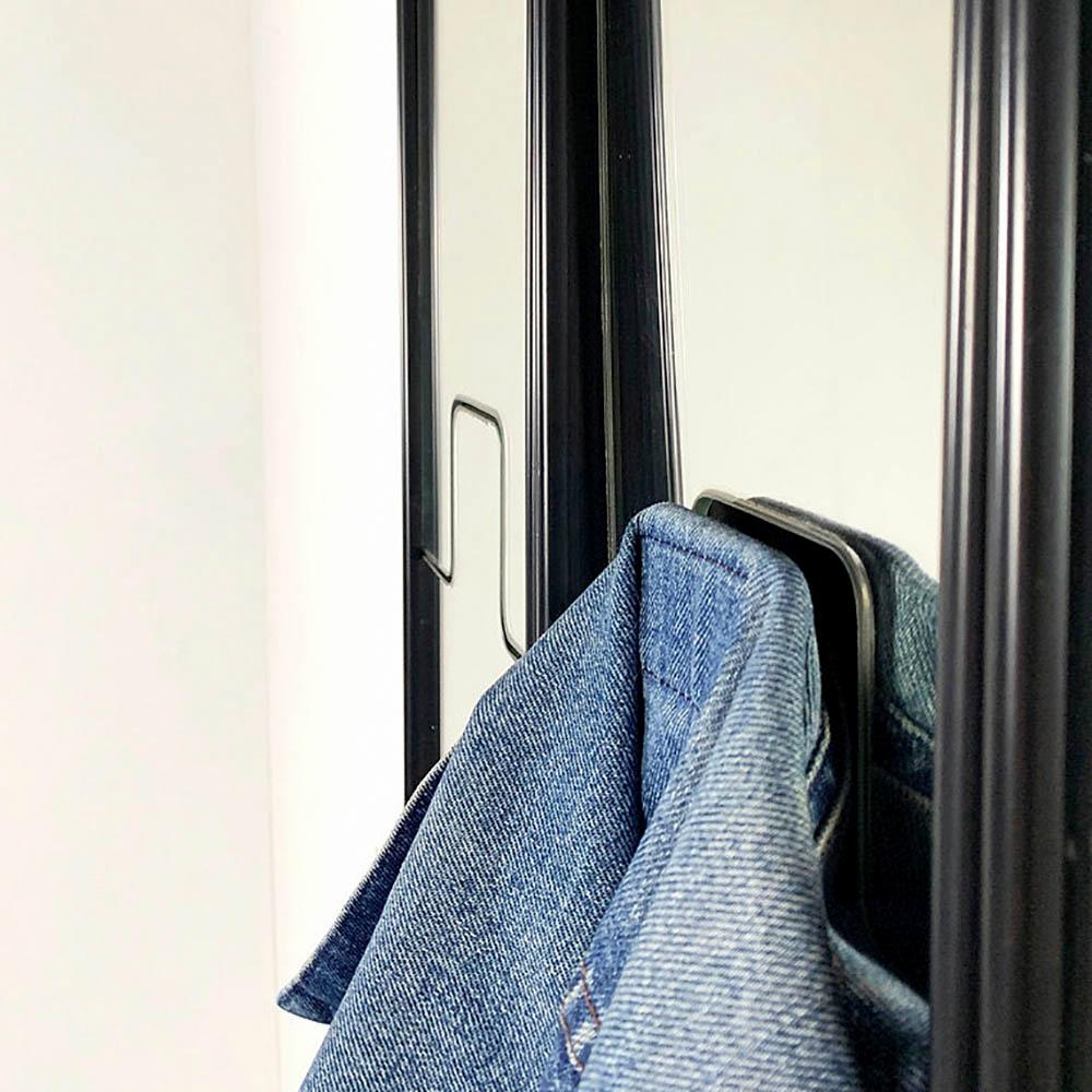 Italian Luciano Bertoncini for Elco Set of 6 Wall Mirrors and Coat-Rack, 
