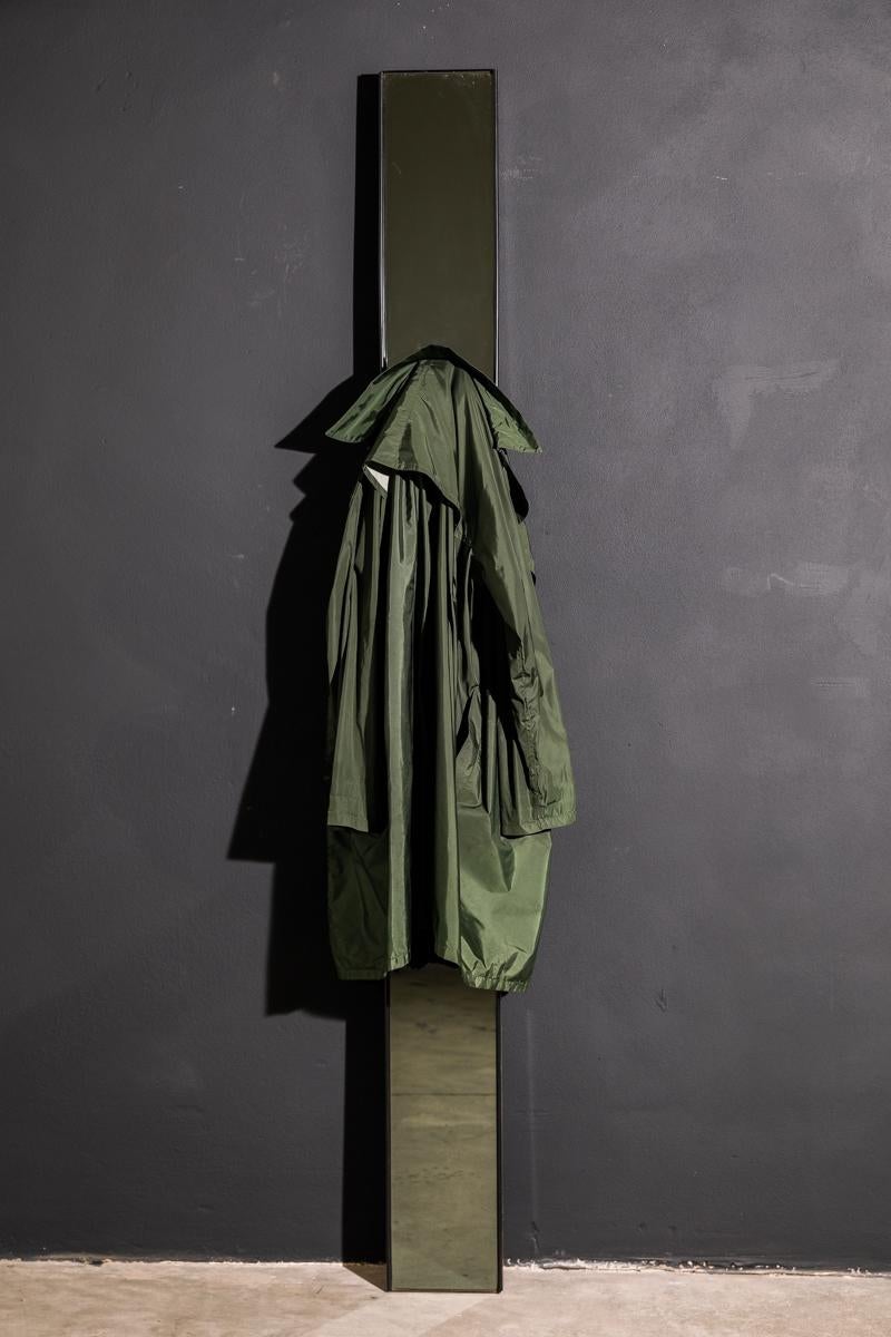 Italian Luciano Bertoncini 'Gronda' Mirrored Coat Racks