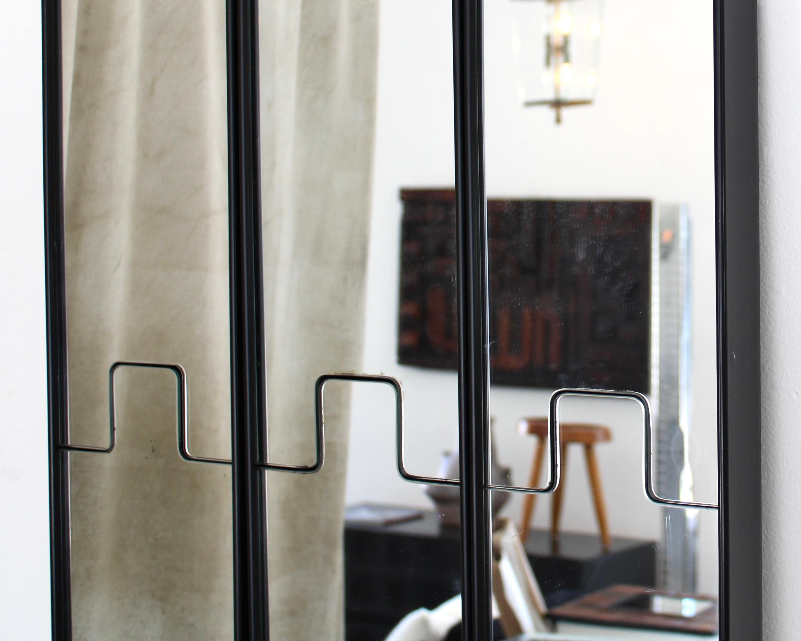 Luciano Bertoncini Gronda Wall Mirrors / Coat Racks for Elco Italy c1970 For Sale 4