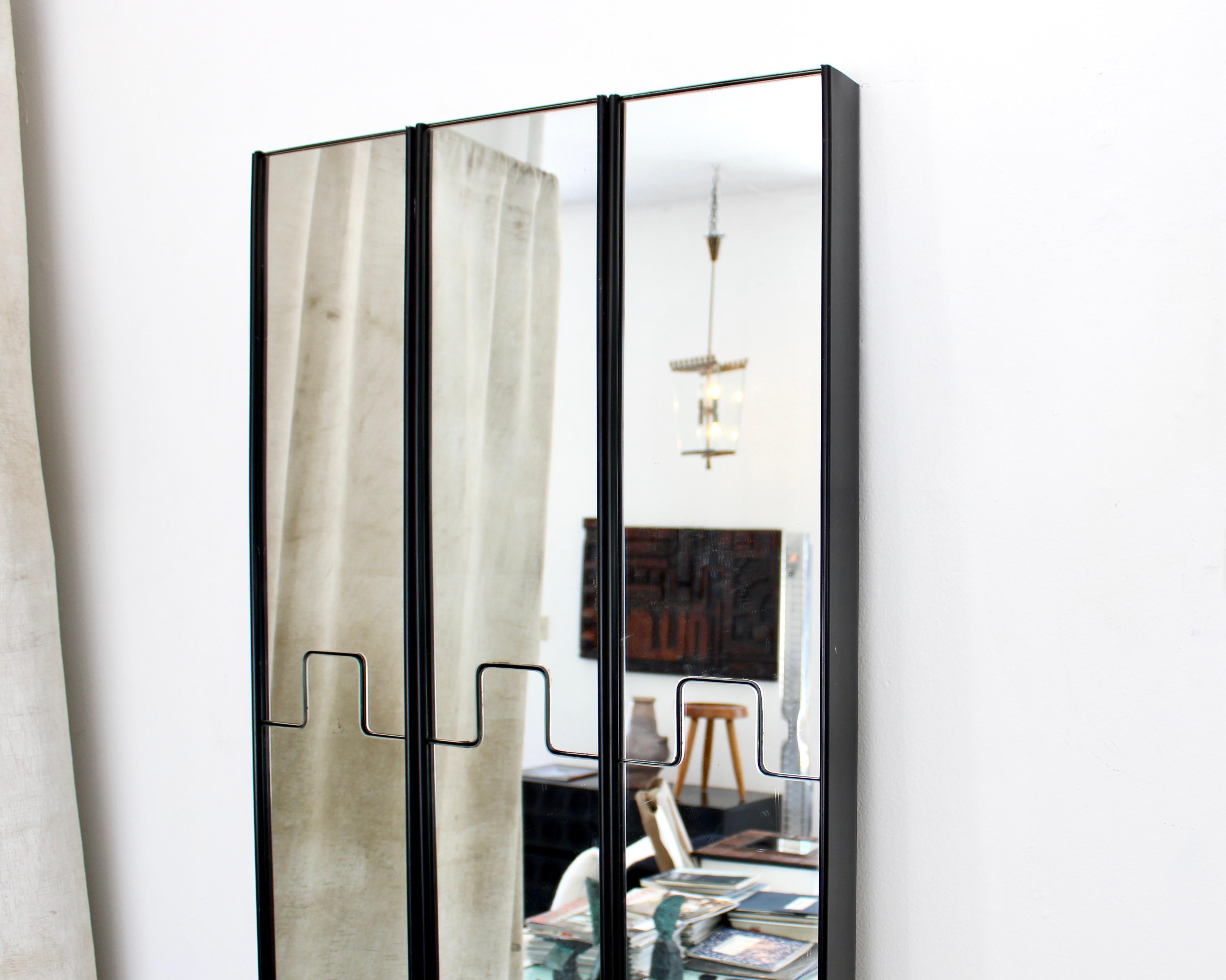 Luciano Bertoncini Gronda Wall Mirrors / Coat Racks for Elco Italy c1970 For Sale 3