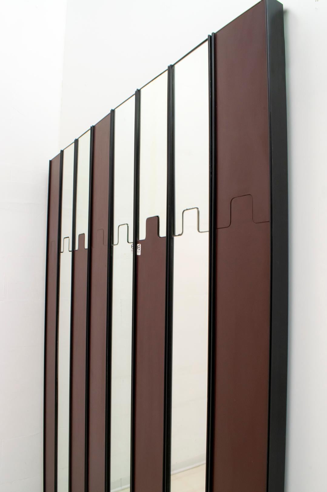 Luciano Bertoncini Italian Modular Mirror and Coat Rack 
