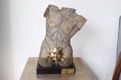 Luciano Bustamante Male Bust Sculpture