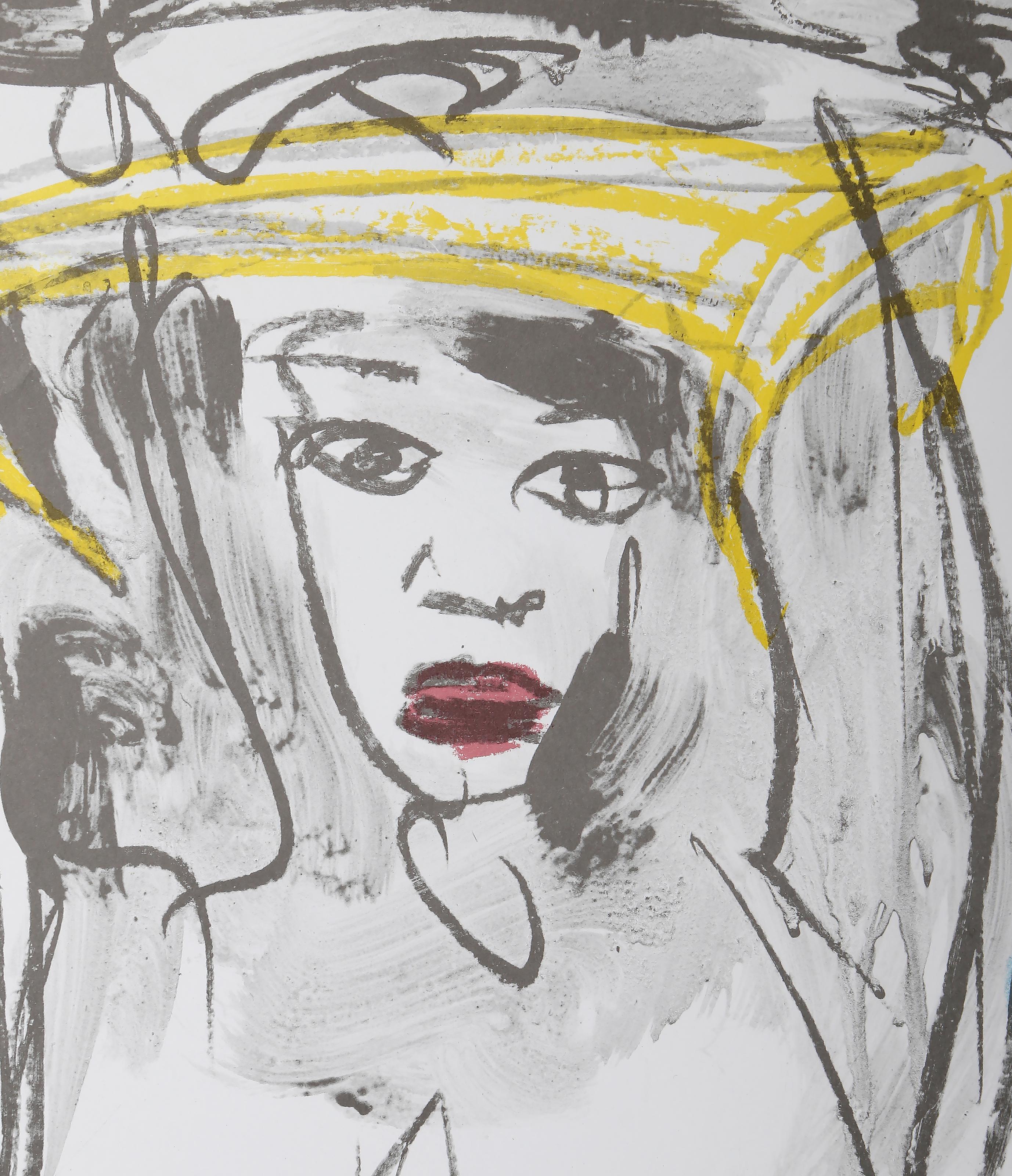 Frau Ausgezogen , lithographie de Luciano Castelli en vente 1