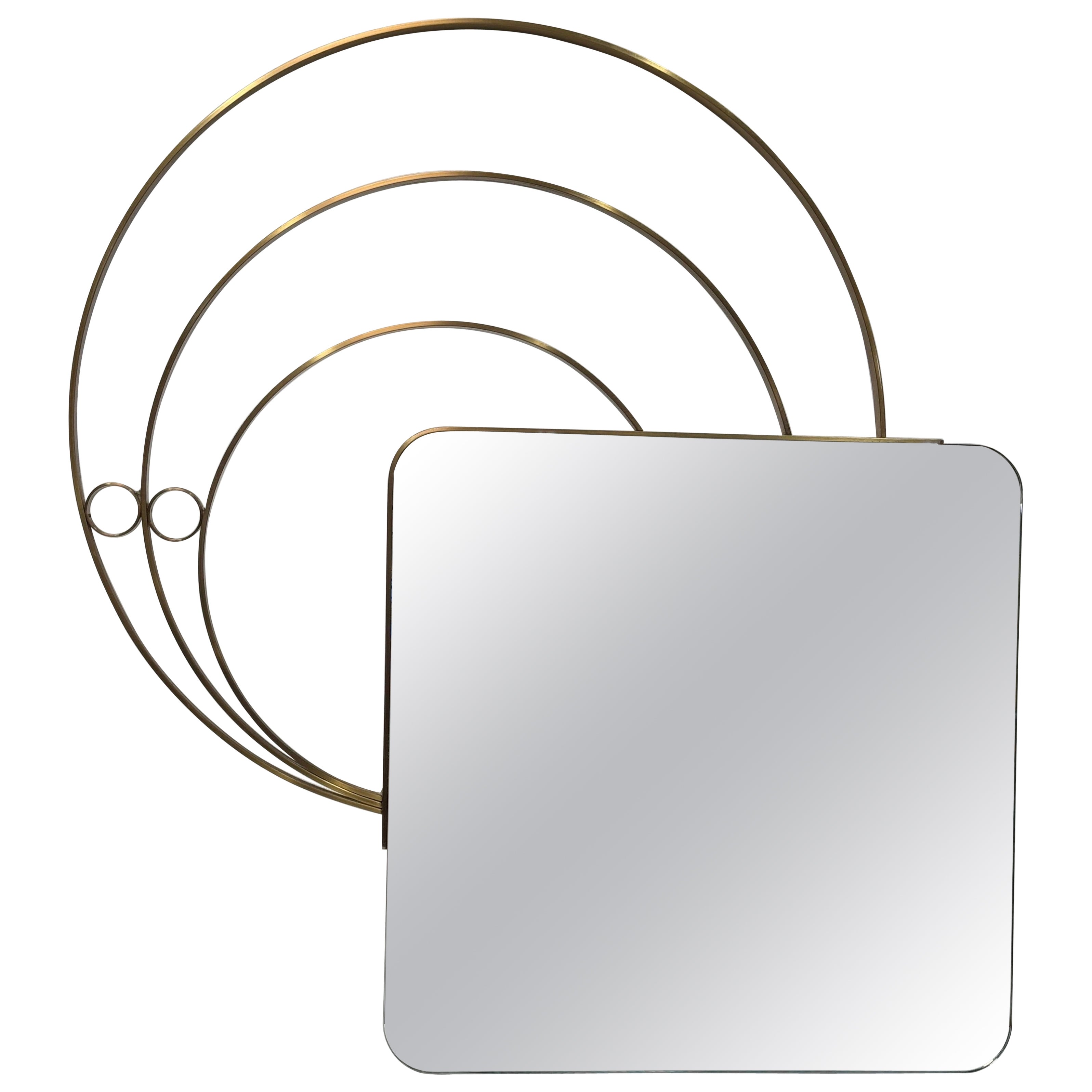 Luciano Frigerio 1960 Miroir d'art en vente