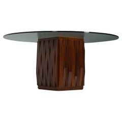 Luciano Frigerio Bario mesa de comedor escultural Italia 1970