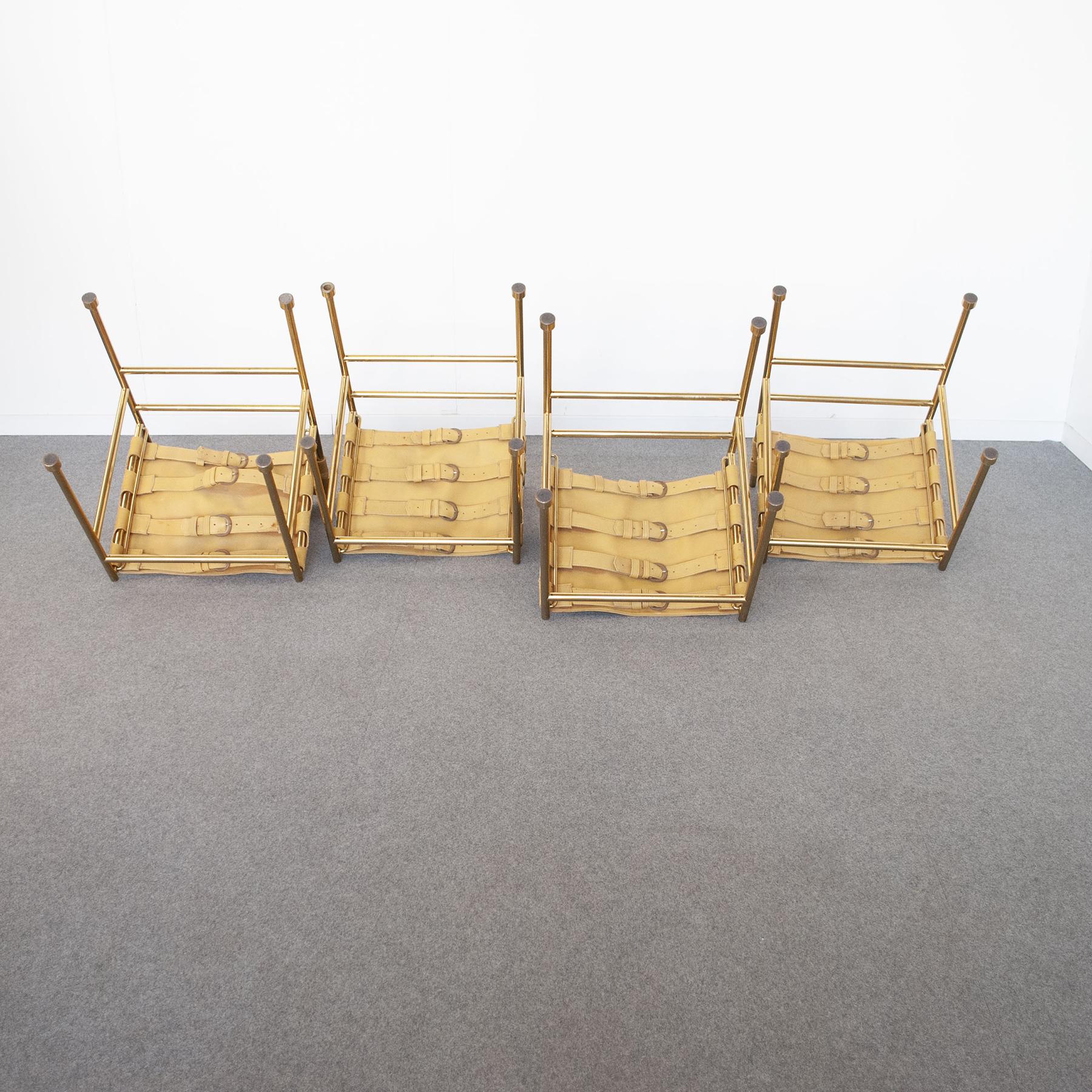 Luciano Frigerio Chairs by Desio from the 70s 2