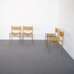 Chaises Luciano Frigerio de Desio des années 70