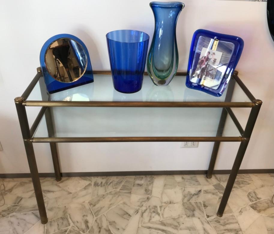 Other Luciano Frigerio Console Brass, 1955, Italy For Sale