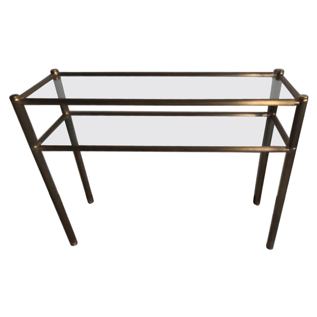 Luciano Frigerio Console Brass, 1955, Italy For Sale
