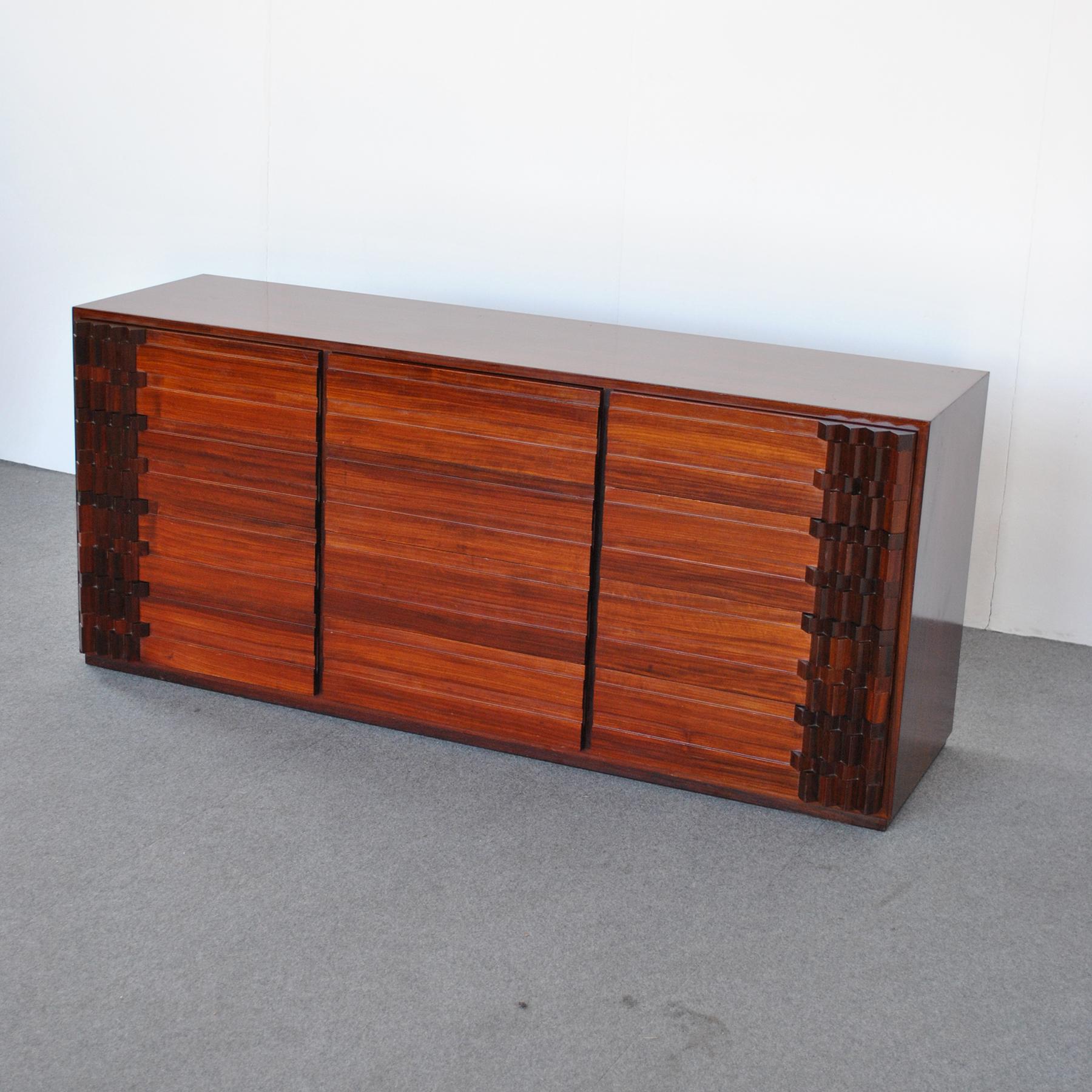 Luciano Frigerio Credenza Diamante, 1970's For Sale 1