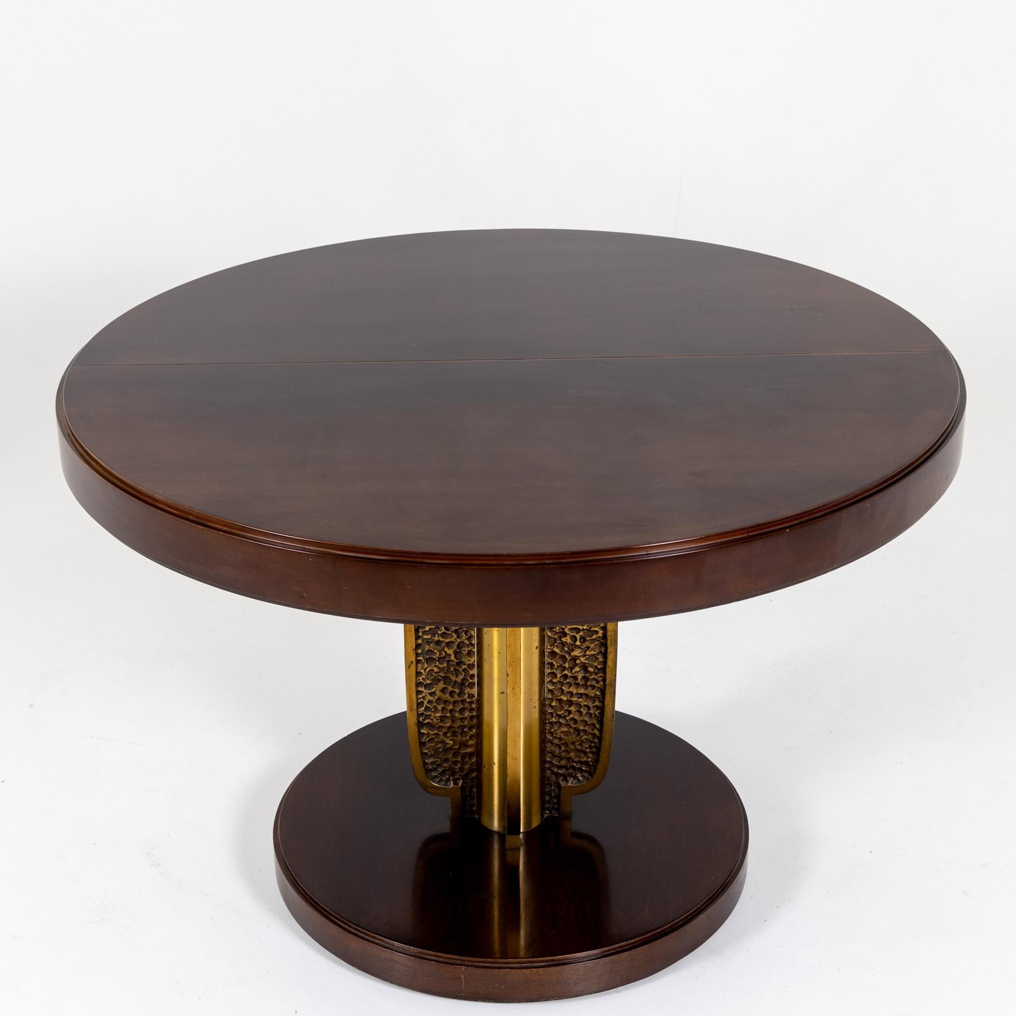 Italian Luciano Frigerio Extension Dining Table Table For Sale
