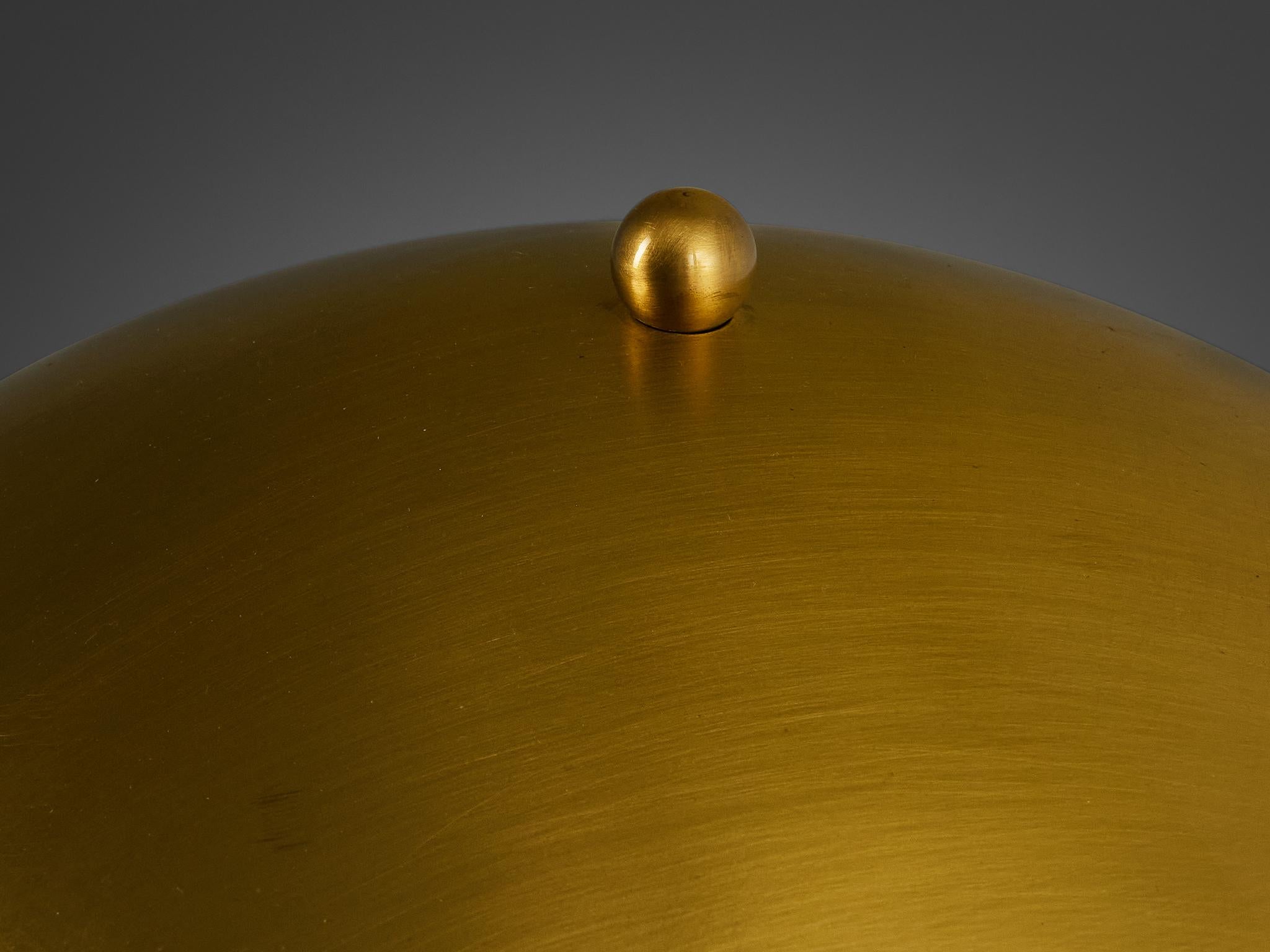 Luciano Frigerio for Frigerio di Desio Table Lamp in Brass In Good Condition For Sale In Waalwijk, NL