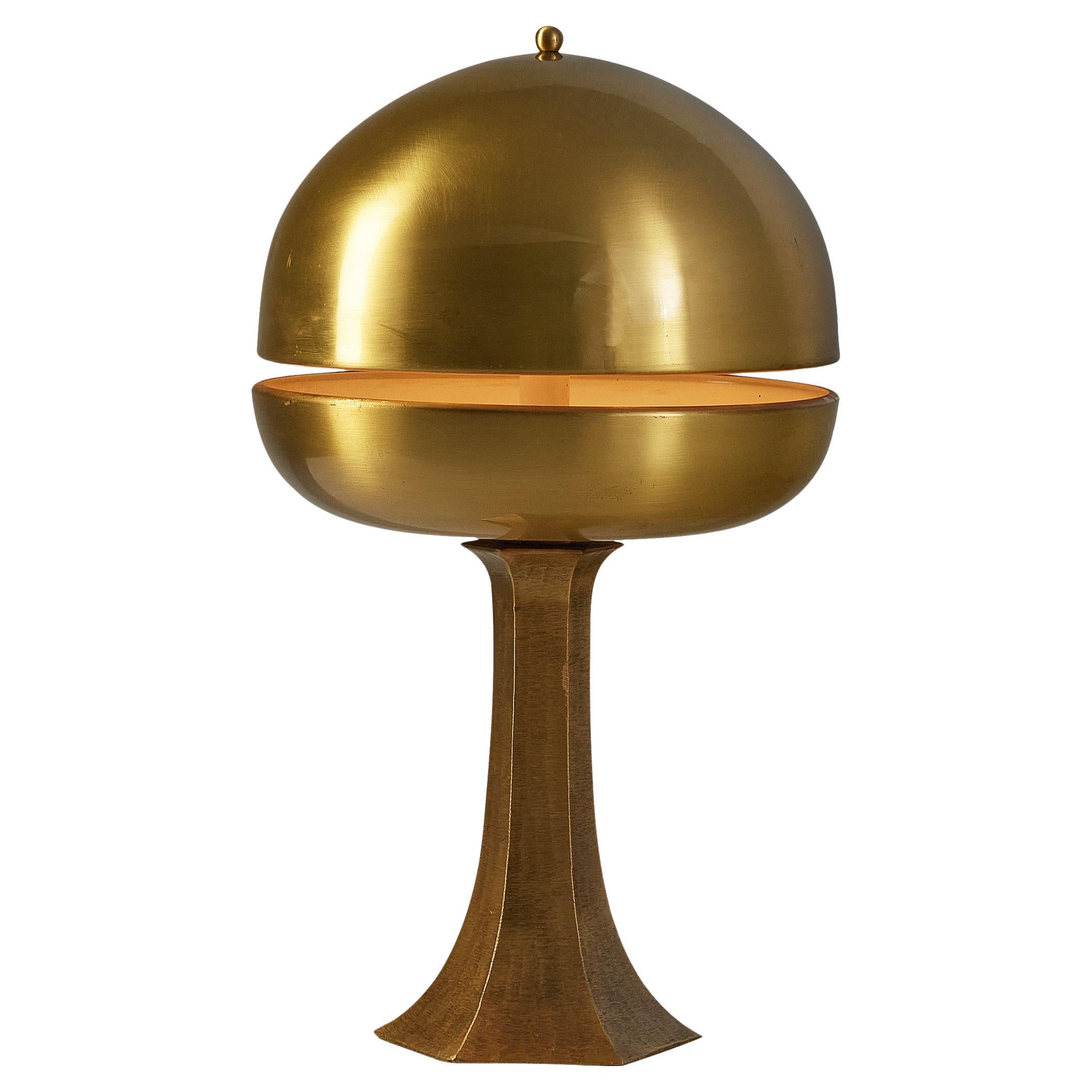 Luciano Frigerio for Frigerio di Desio Table Lamp in Brass 