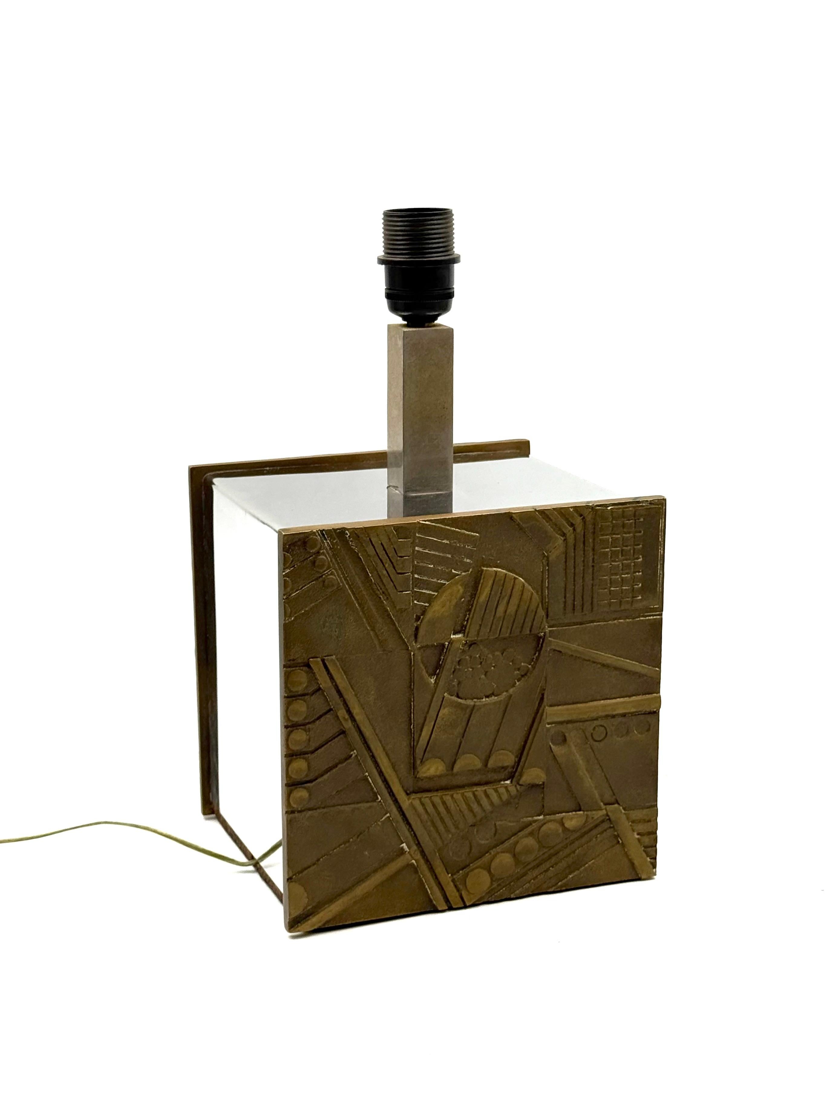 Luciano Frigerio, Hollywood Regency table lamp base, Italy 1970 For Sale 4