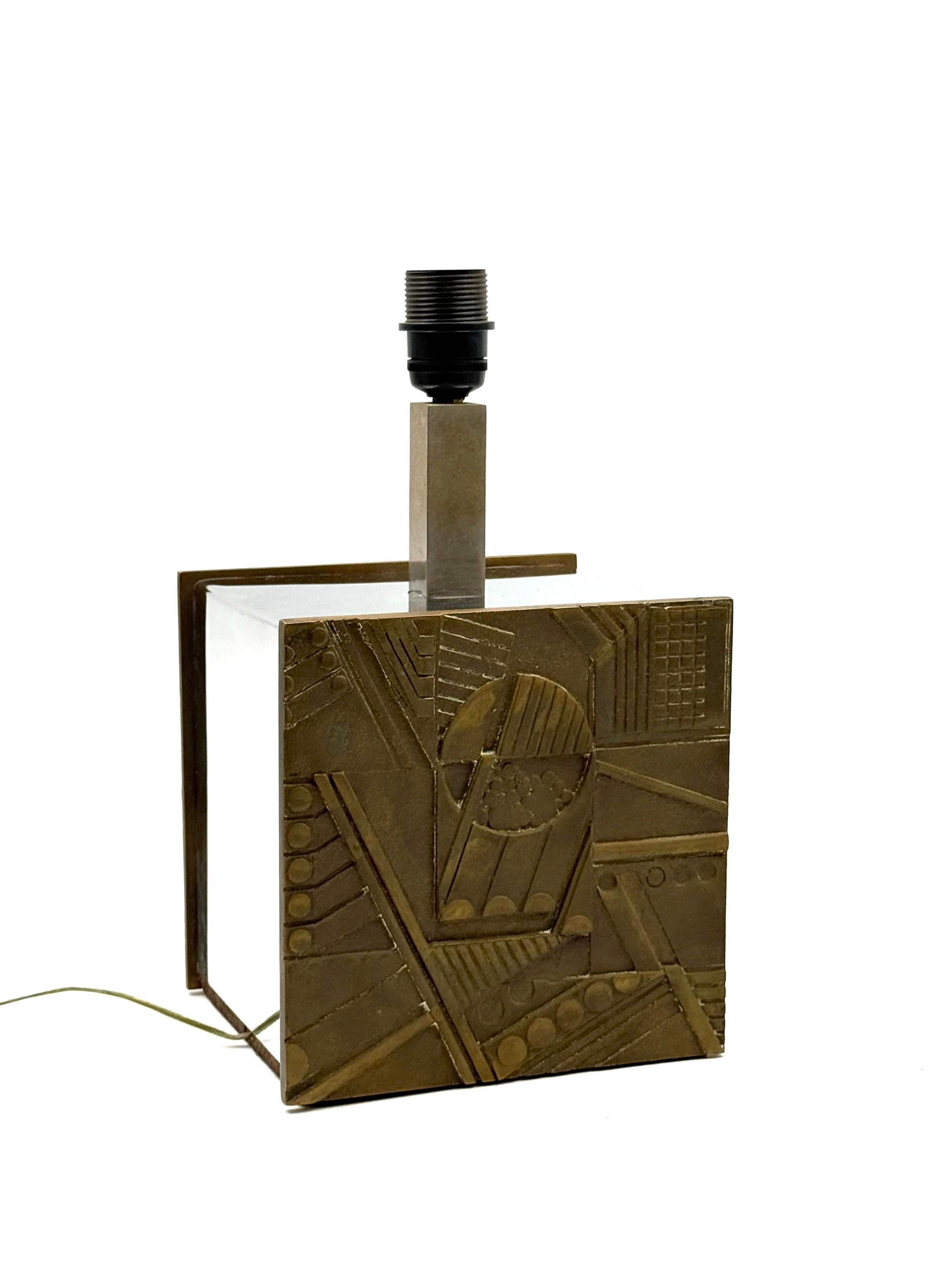 Luciano Frigerio, Hollywood Regency table lamp base, Italy 1970 For Sale 5