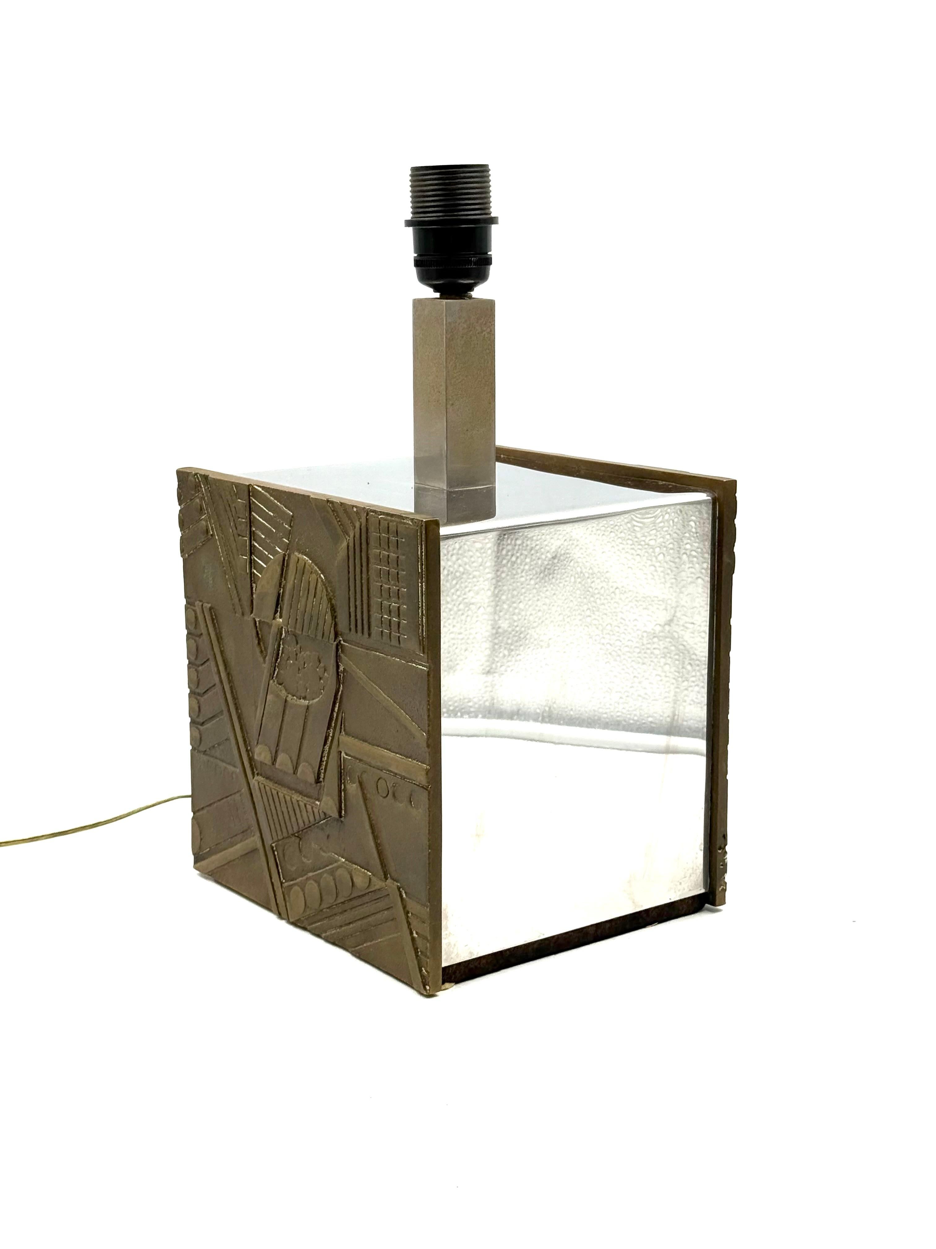 Luciano Frigerio, Hollywood Regency table lamp base, Italy 1970 For Sale 7