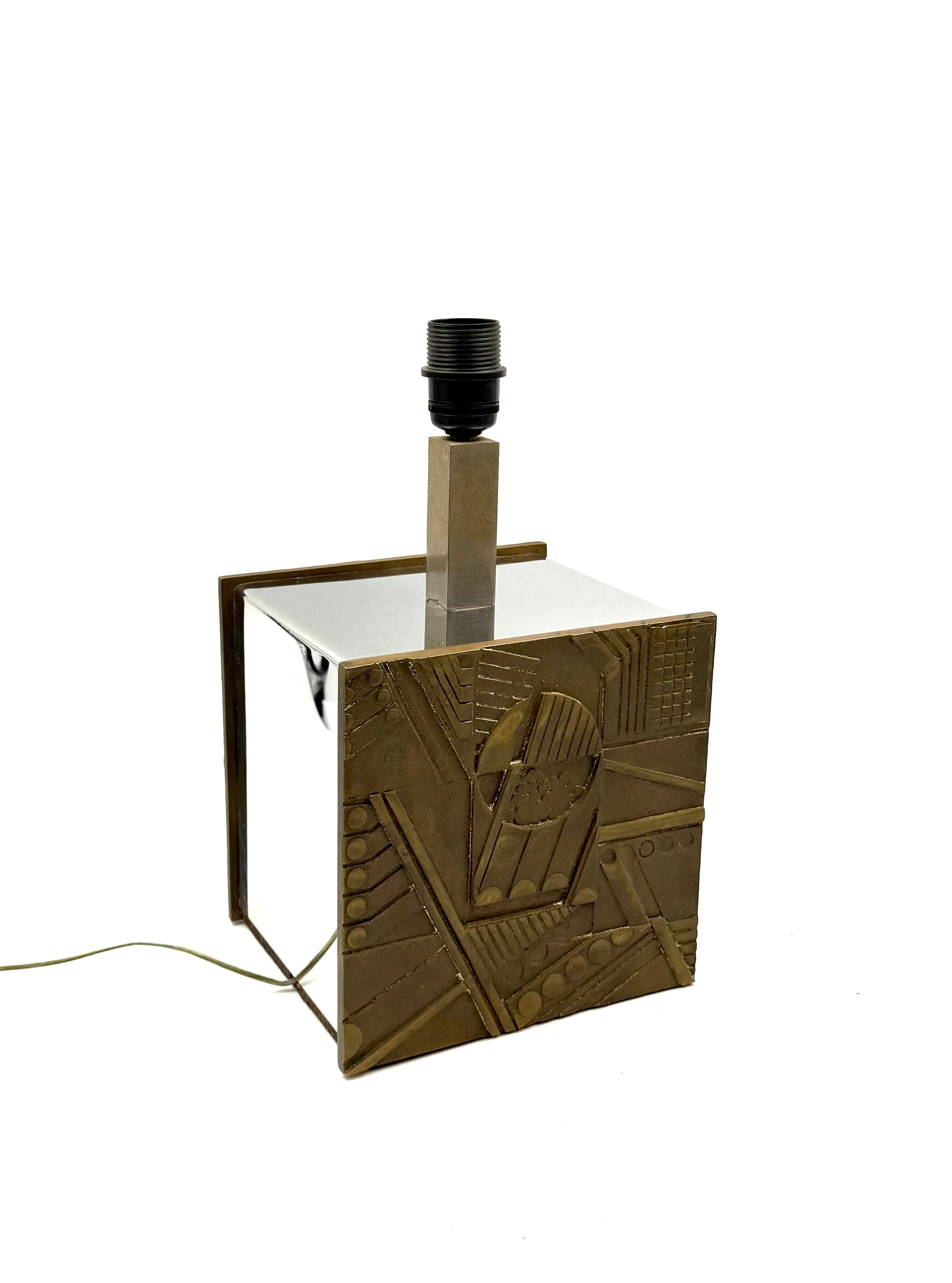 Luciano Frigerio, Hollywood Regency table lamp base, Italy 1970 For Sale 3