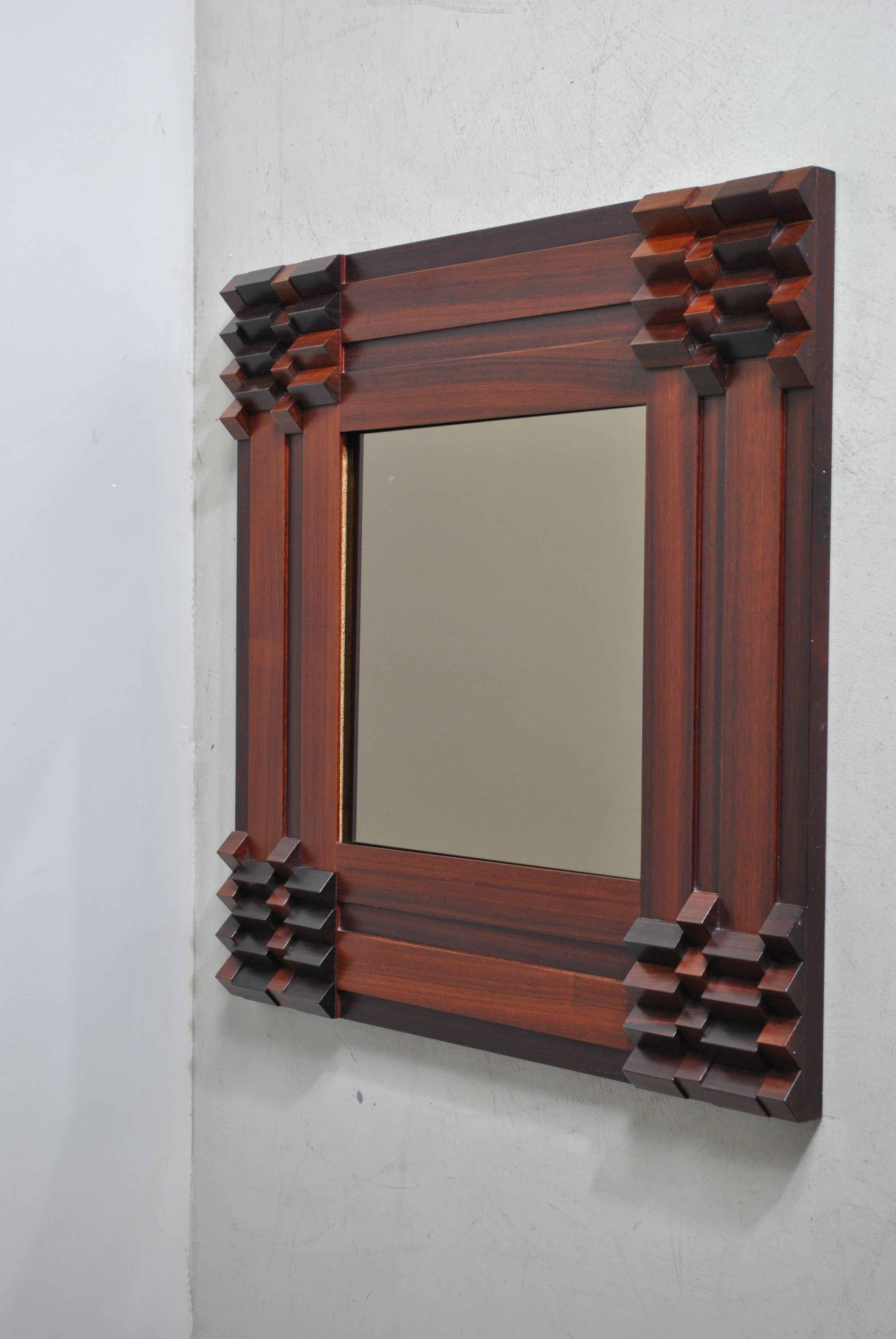 Mid-Century Modern Luciano Frigerio Italian Midcentury Mirror