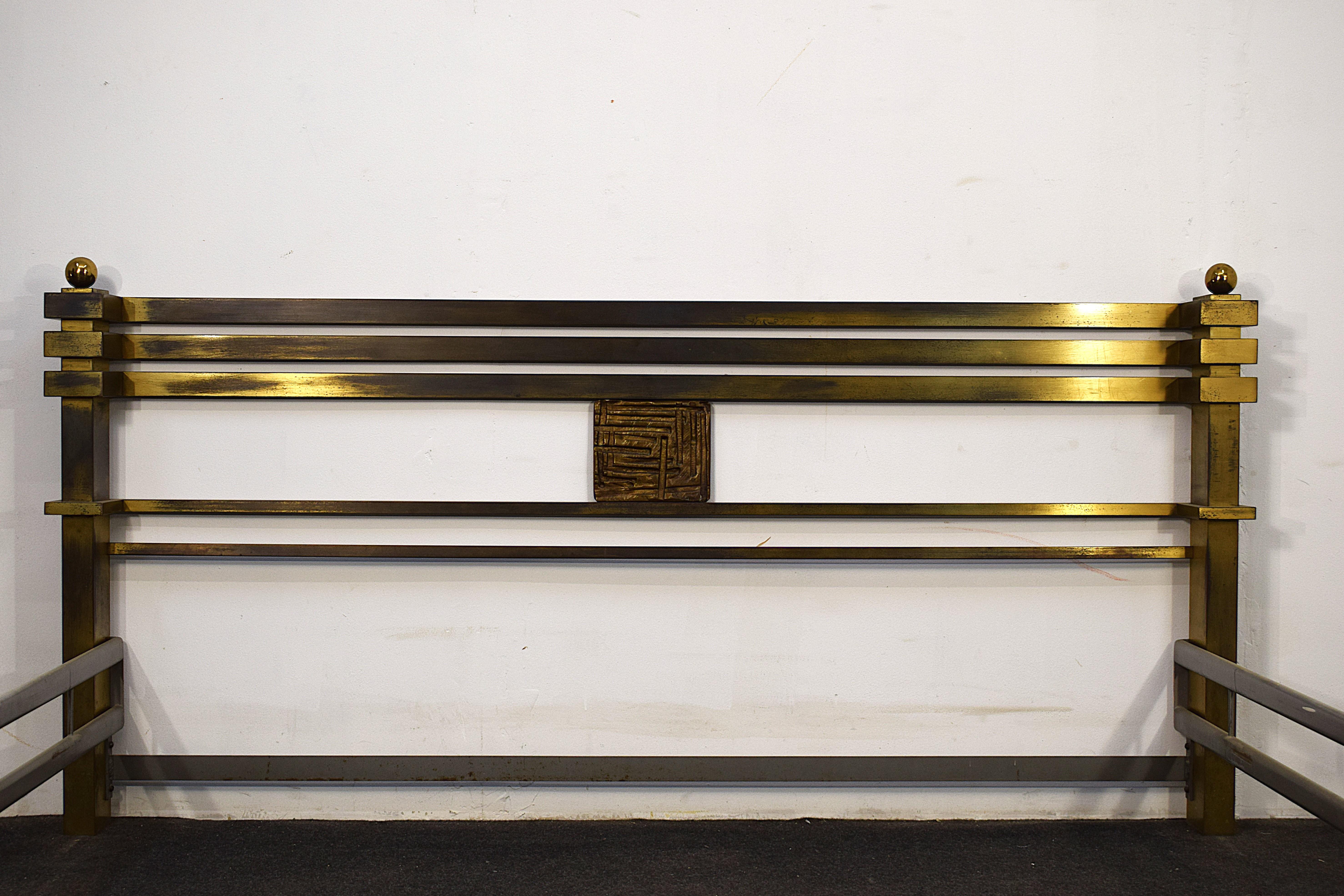 Laiton Luciano Frigerio - Letto mod. F/61, 1970 en vente