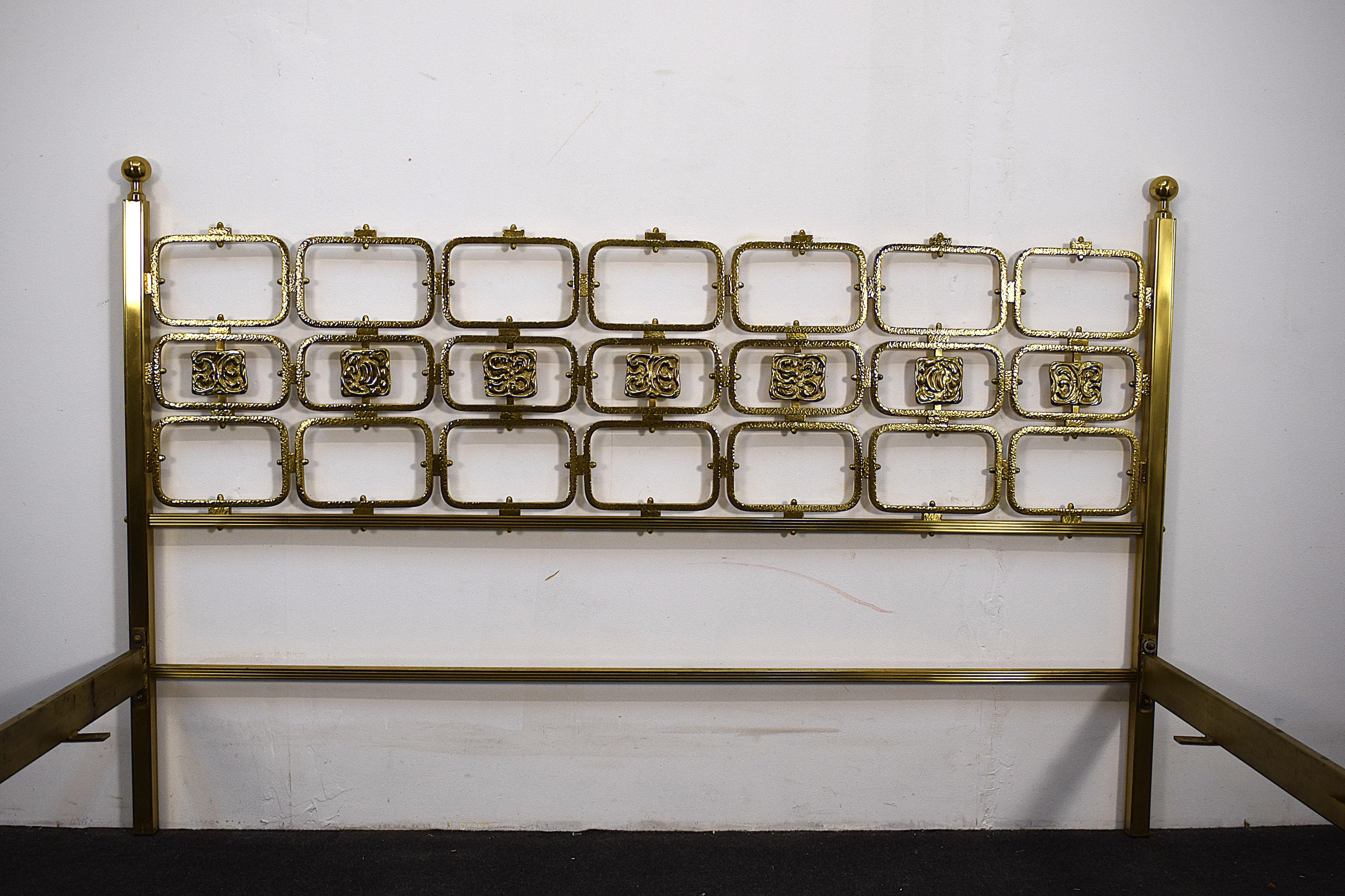 Luciano Frigerio - Letto ottone, 1970 in vendita 14