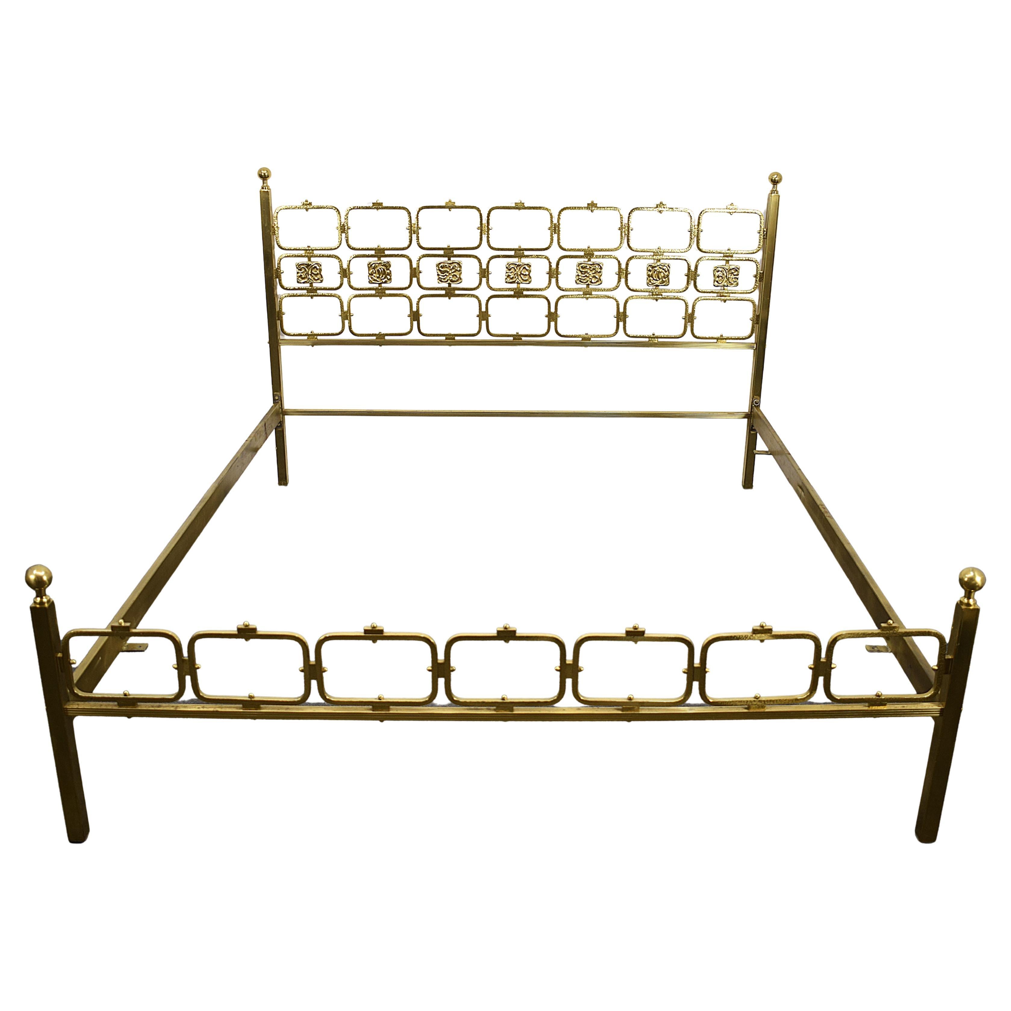 Luciano Frigerio - Letto ottone, 1970 in vendita