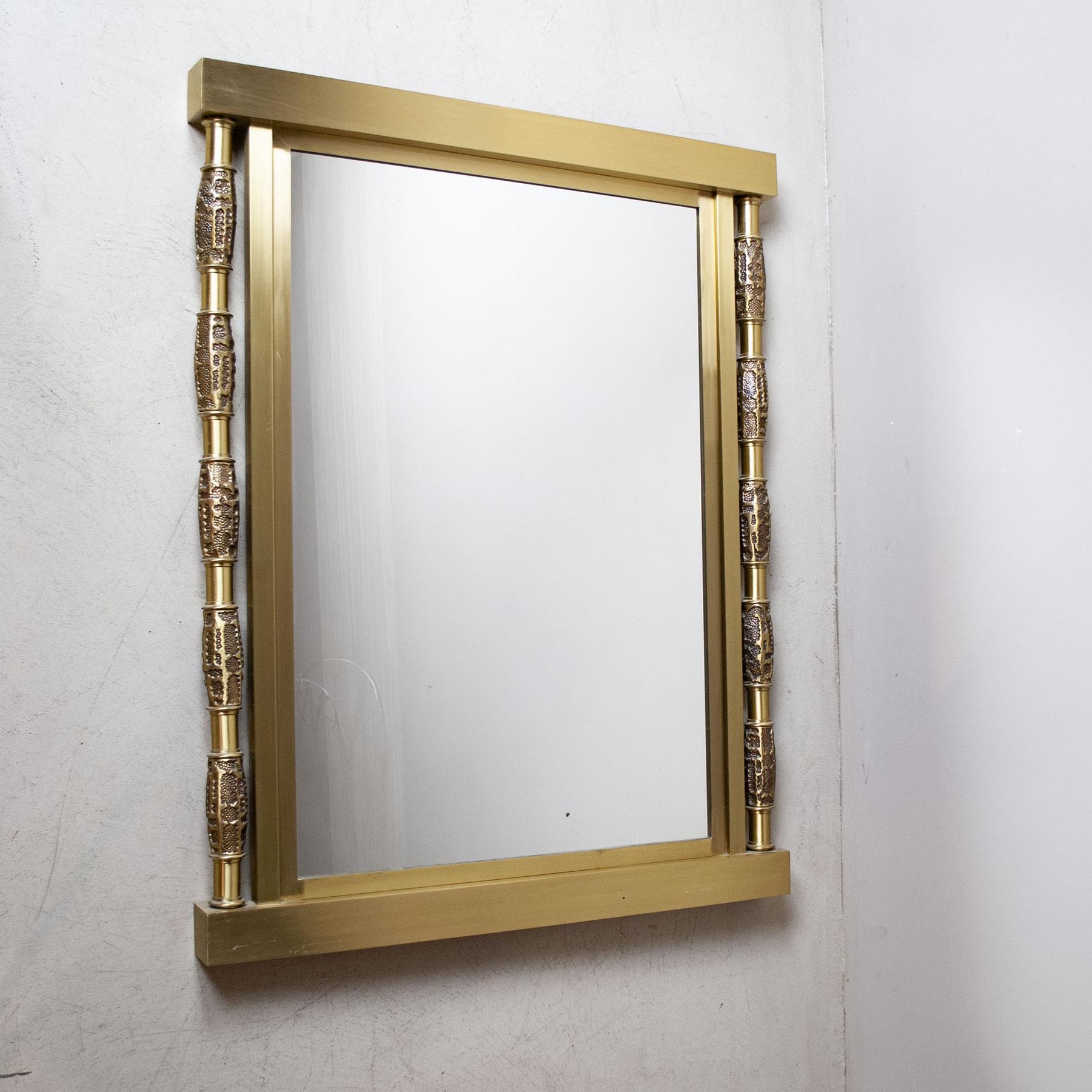 Italian Luciano Frigerio Mirror from the Seventies For Sale