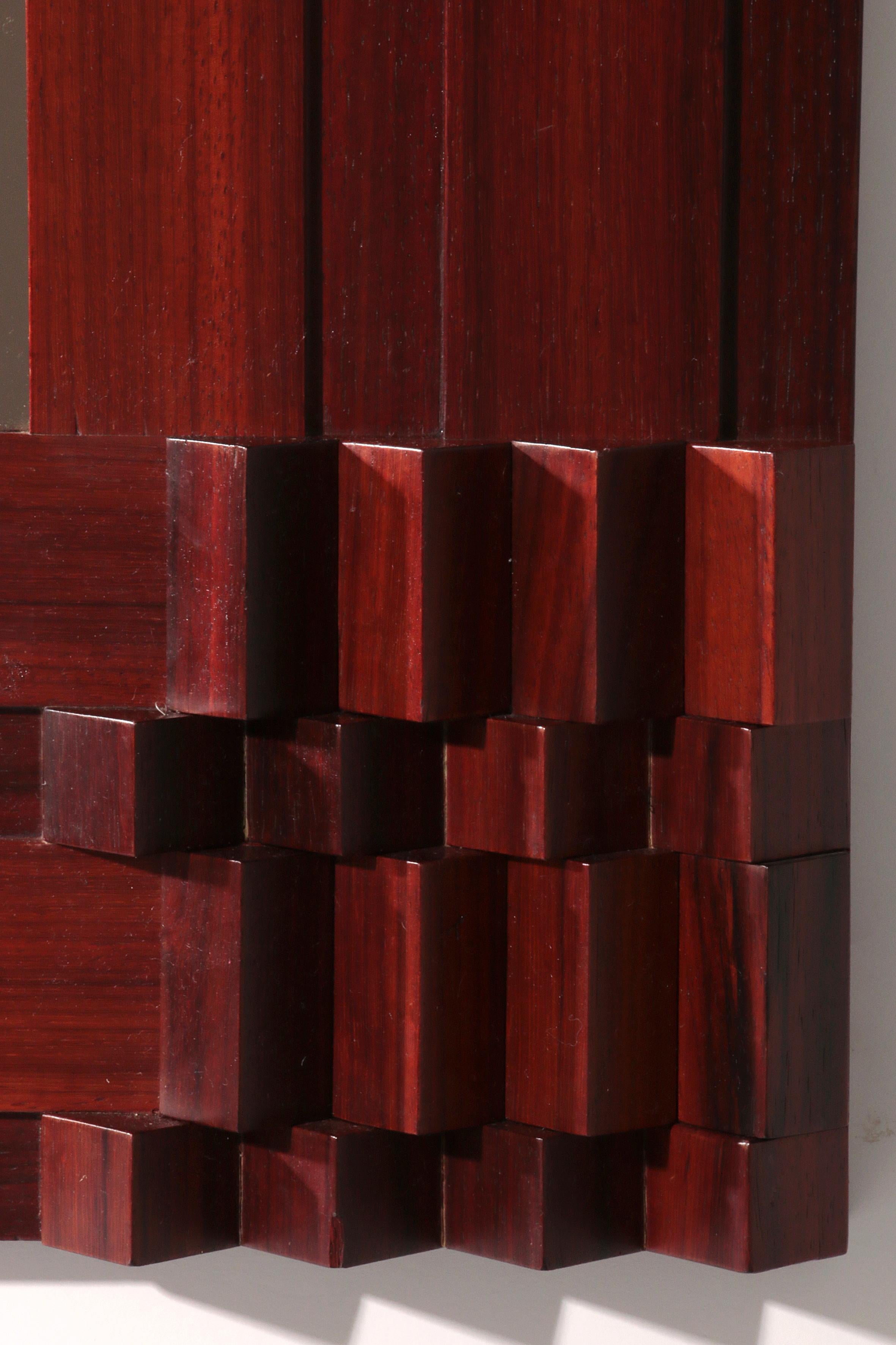 Specchio di Luciano Frigerio 'Model Norman', metà del secolo scorso, 1970 in vendita 1