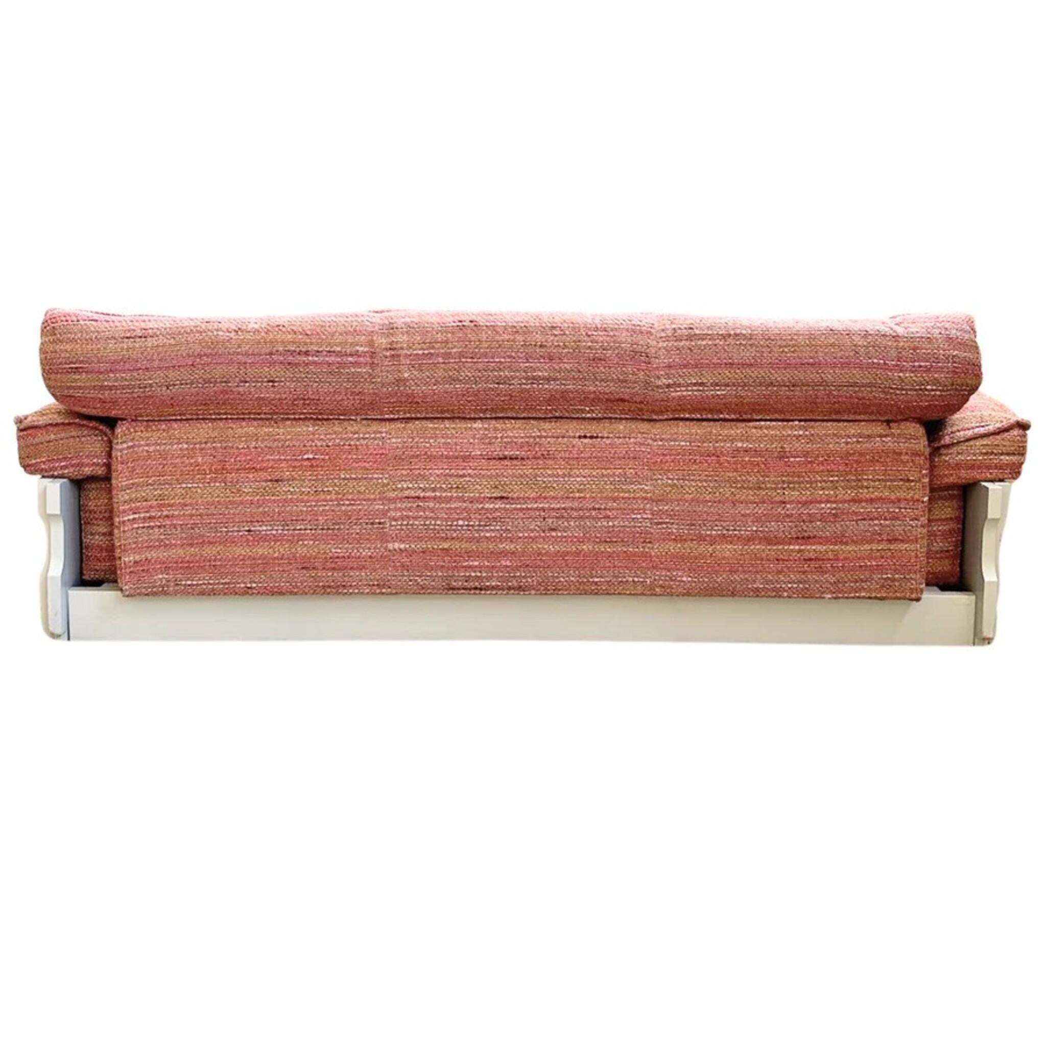 Luciano Frigerio 'Norman' 3-Sitzer-Sofa mit Missoni-Polsterung, Italien, 1970er Jahre im Zustand „Gut“ im Angebot in Los Angeles, CA